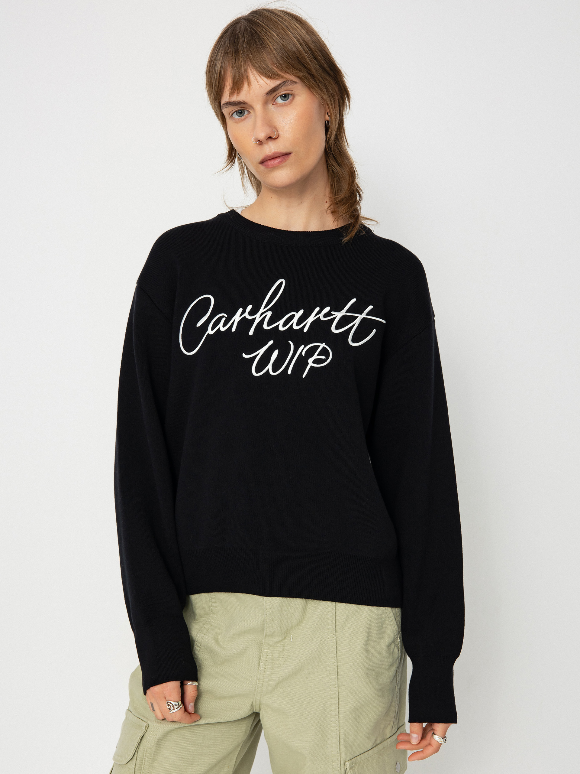 Пуловер Carhartt WIP Signature Wmn (black/wax)