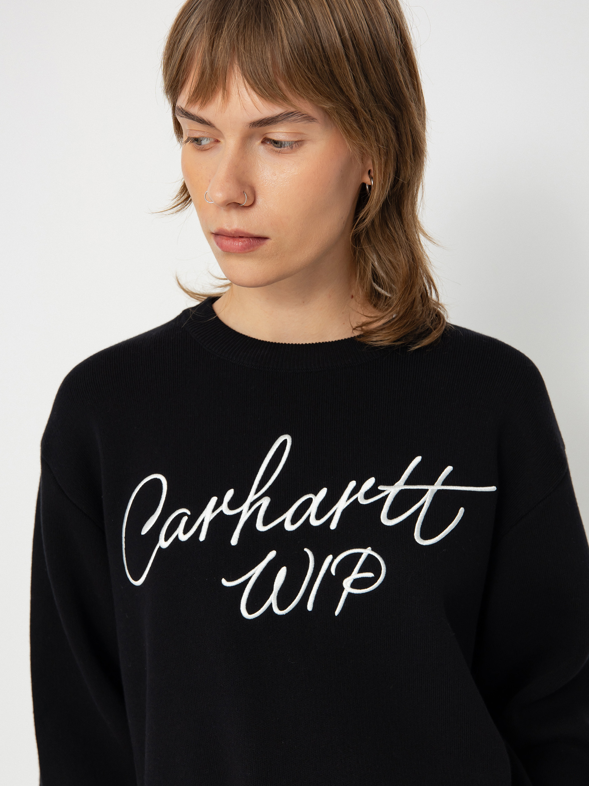 Пуловер Carhartt WIP Signature Wmn (black/wax)