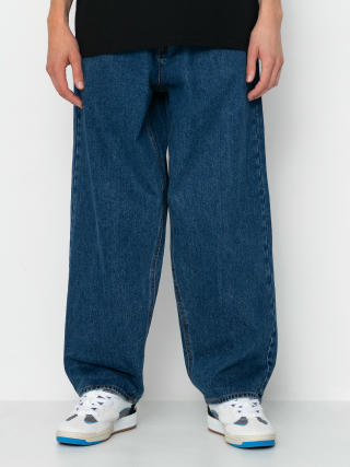 Панталони OBEY Bigwig Baggy Denim (stone wash indigo)