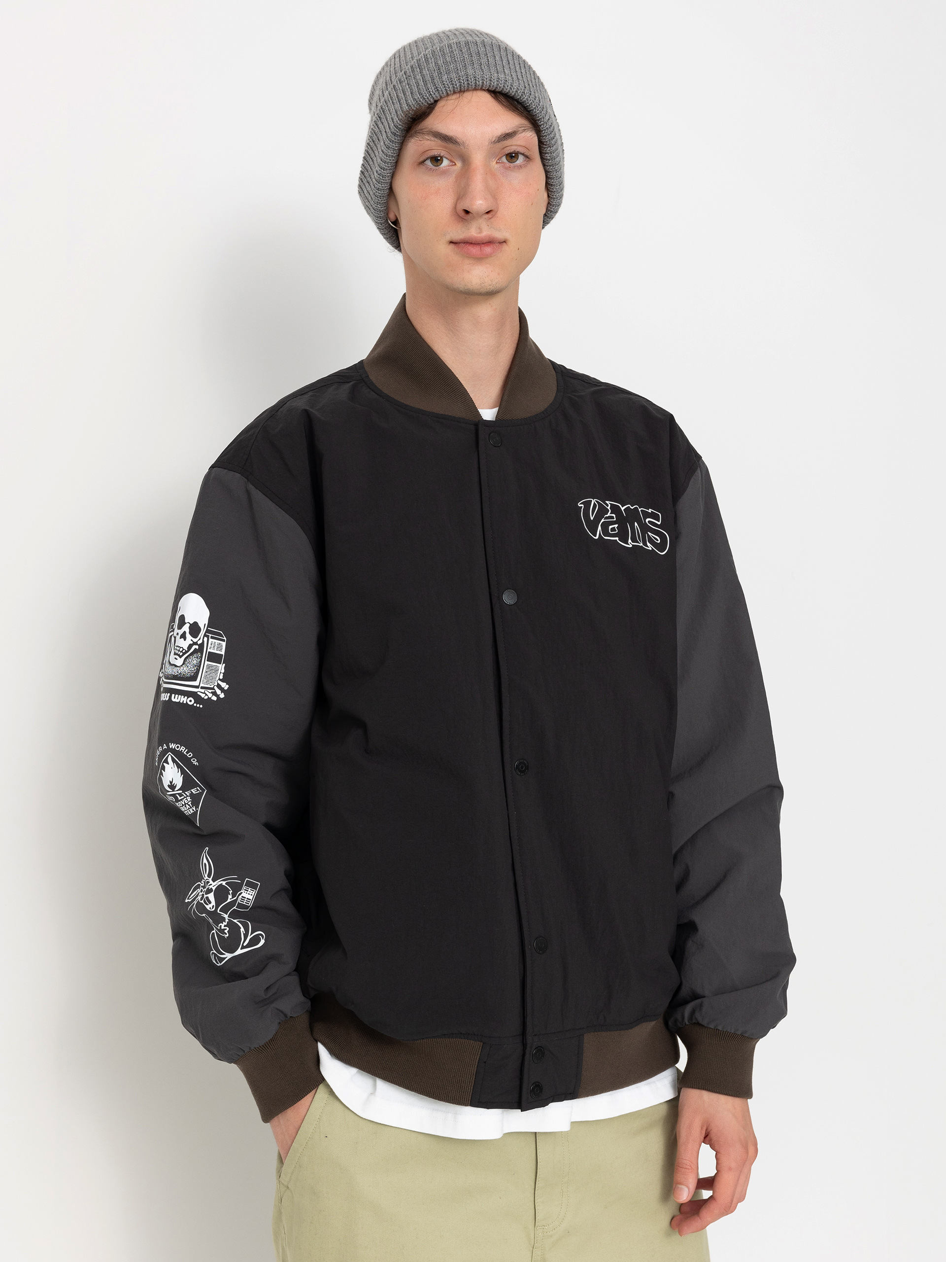Яке Vans Crazy Eddy Baseball (black/asphalt)