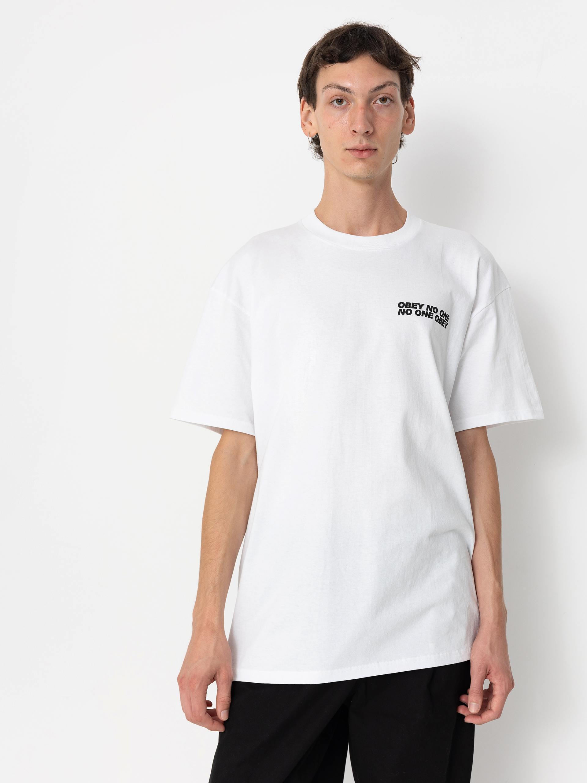 Тениска OBEY No One Obey (white)