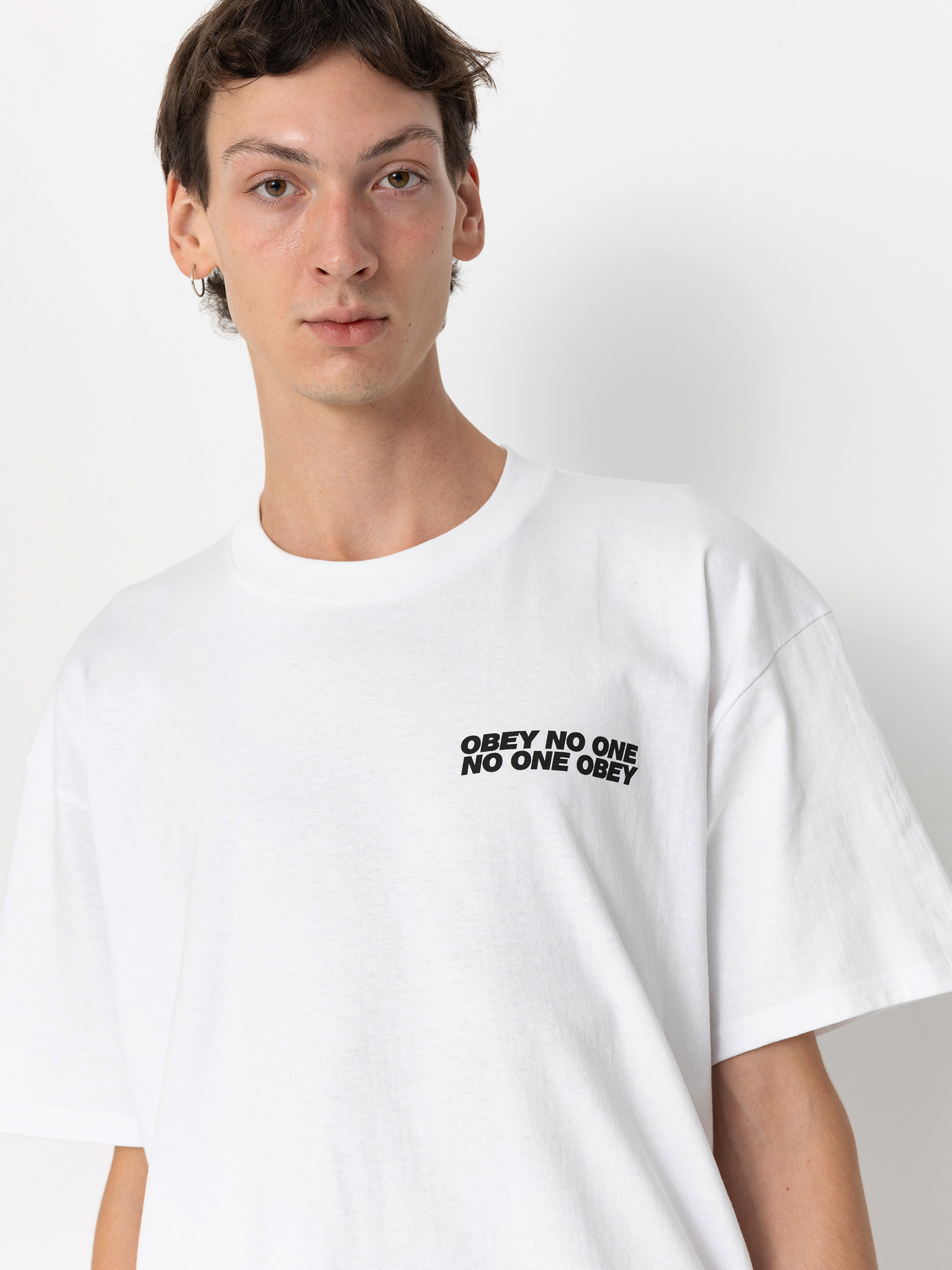 Тениска OBEY No One Obey (white)