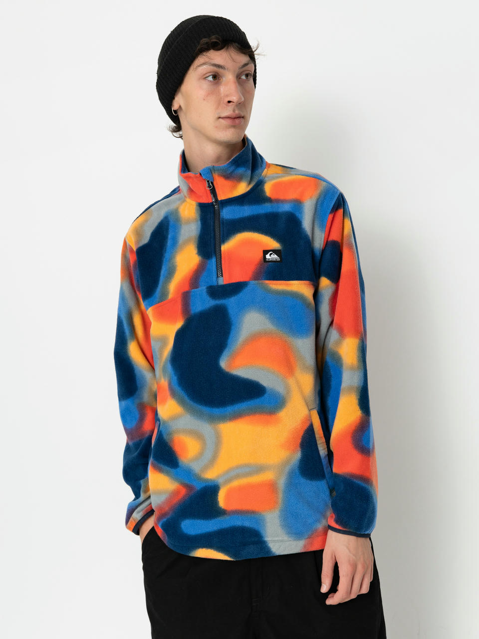 Мъжки Поларени суитшърт Quiksilver Surf Days 1/2 Zip (surf days spray camo)