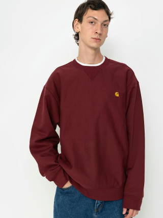 Суитшърт Carhartt WIP American Script (malbec)