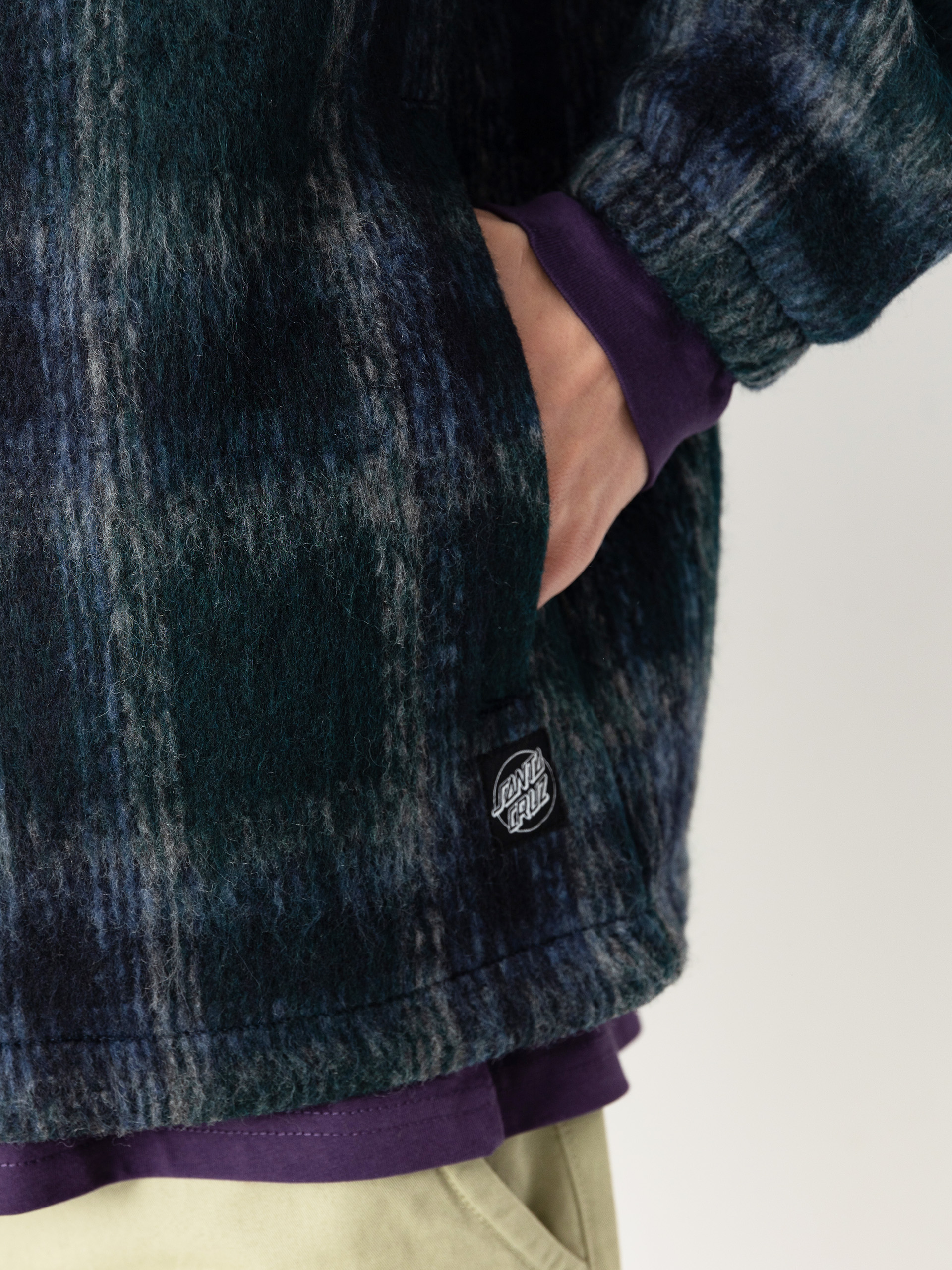 Яке Santa Cruz Hideout (navy/blue/grey check)