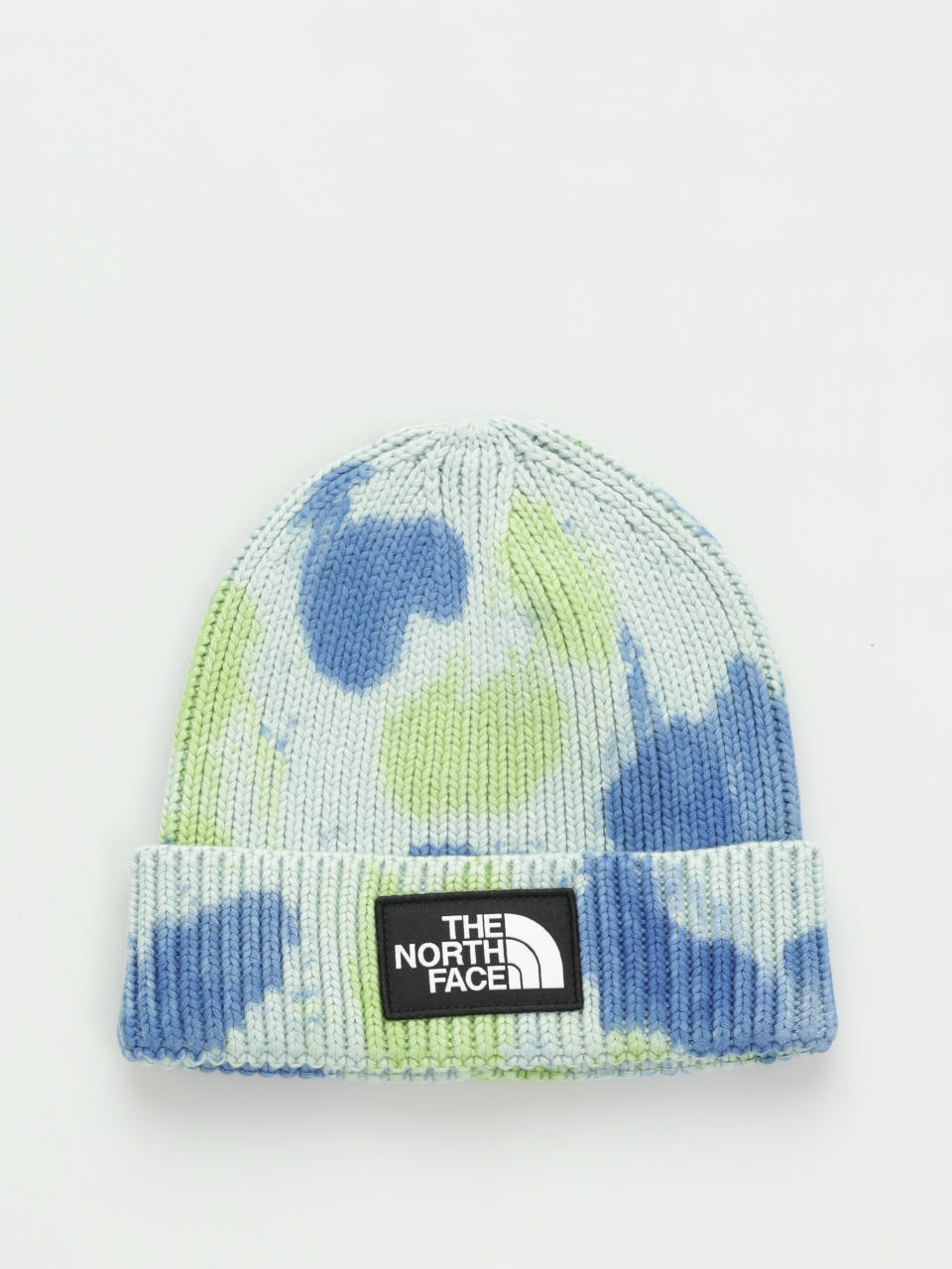 Шапка The North Face Tie Dye Logo Box (muted pine/tnf blue/lim)