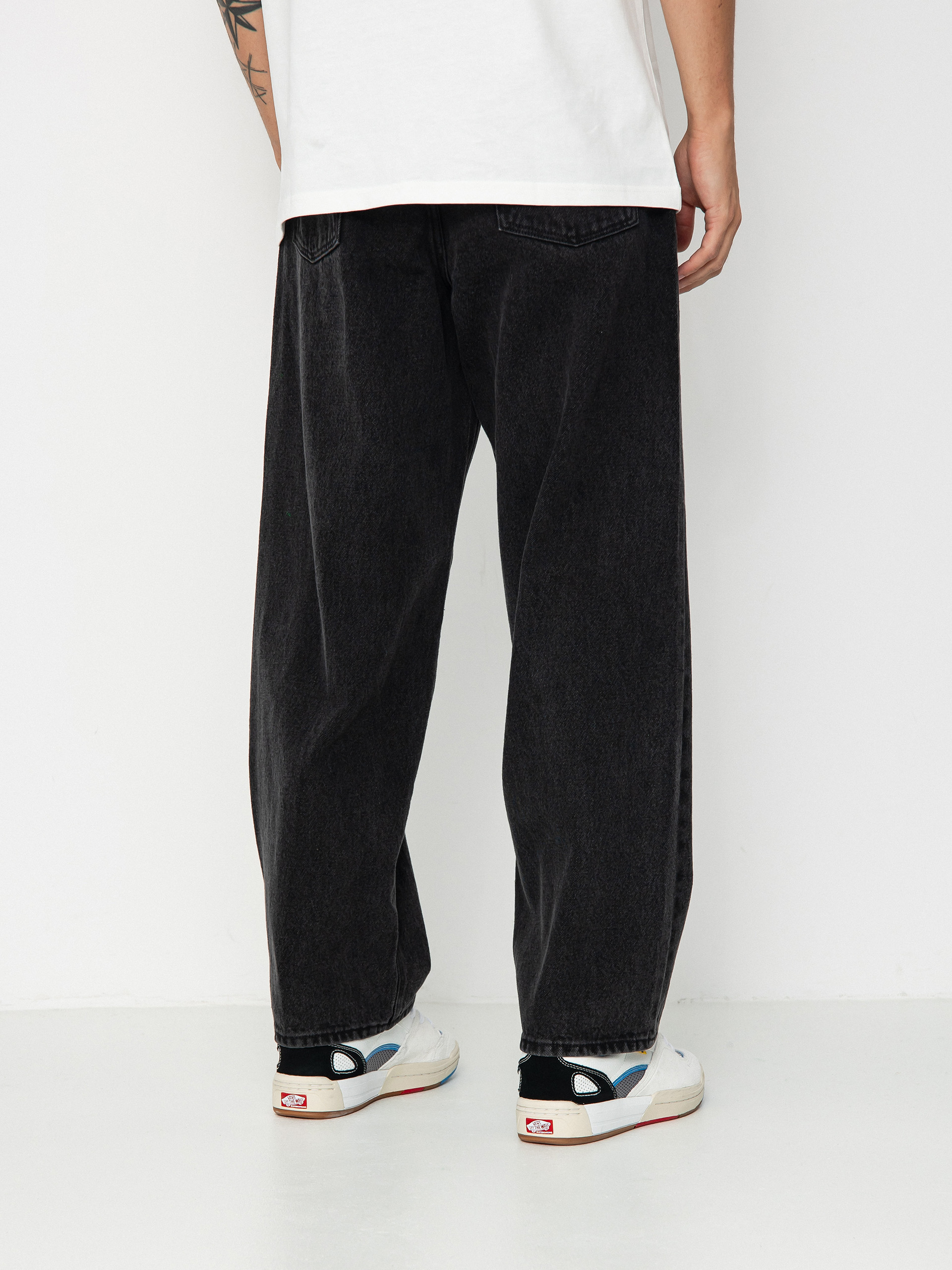 Панталони OBEY Bigwig Baggy Denim (faded black)