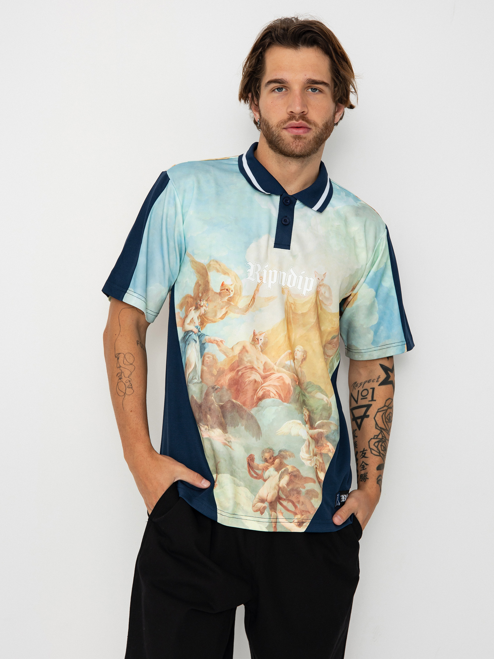 Тениска RipNDip Heavens Waiting Soccer Jersey