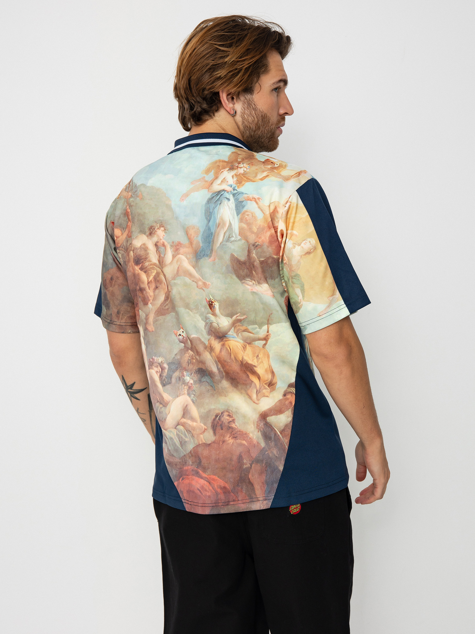 Тениска RipNDip Heavens Waiting Soccer Jersey (navy multi)
