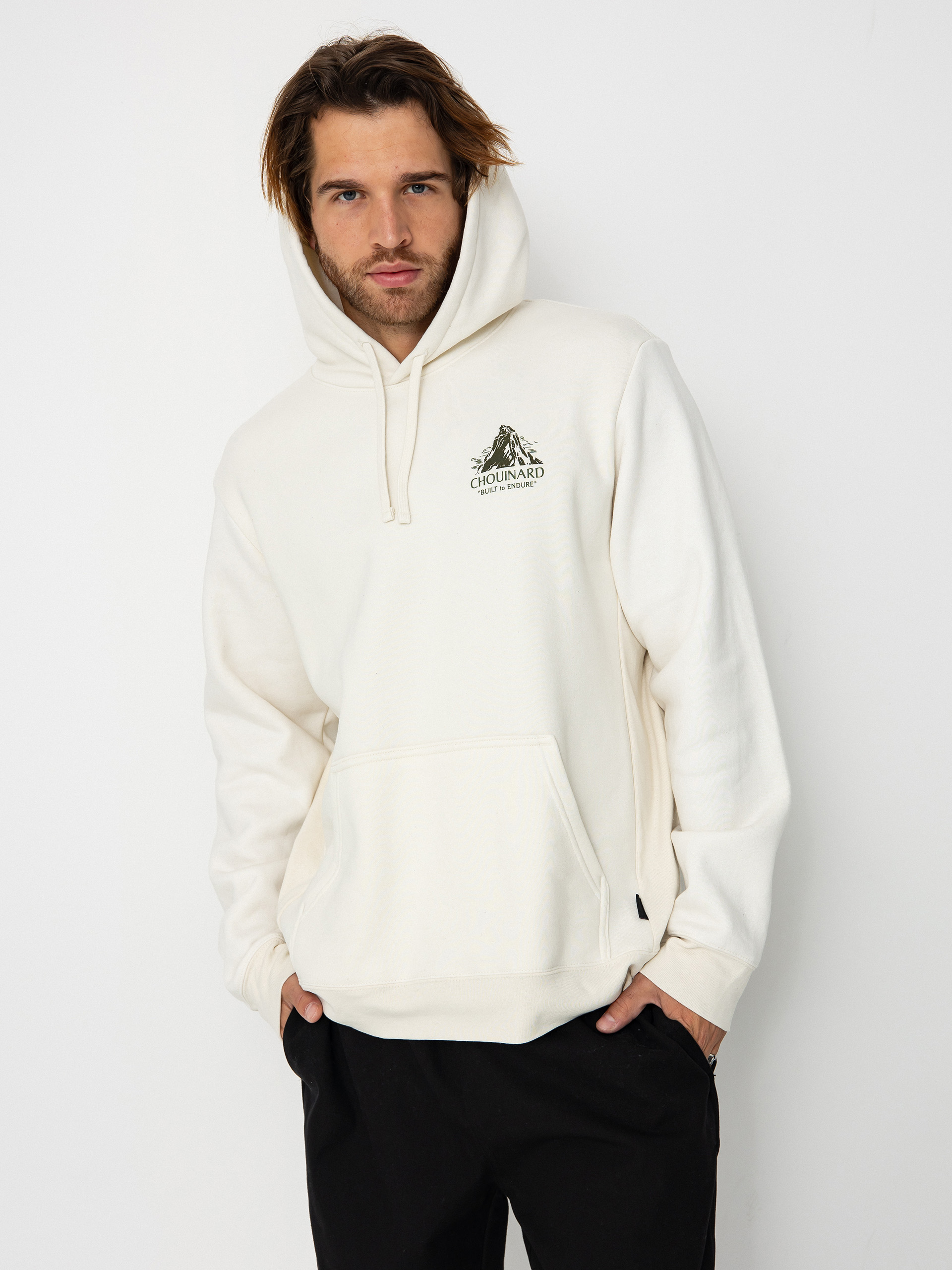 Суитшърт с качулка Patagonia Chouinard Crest Uprisal HD (birch white)