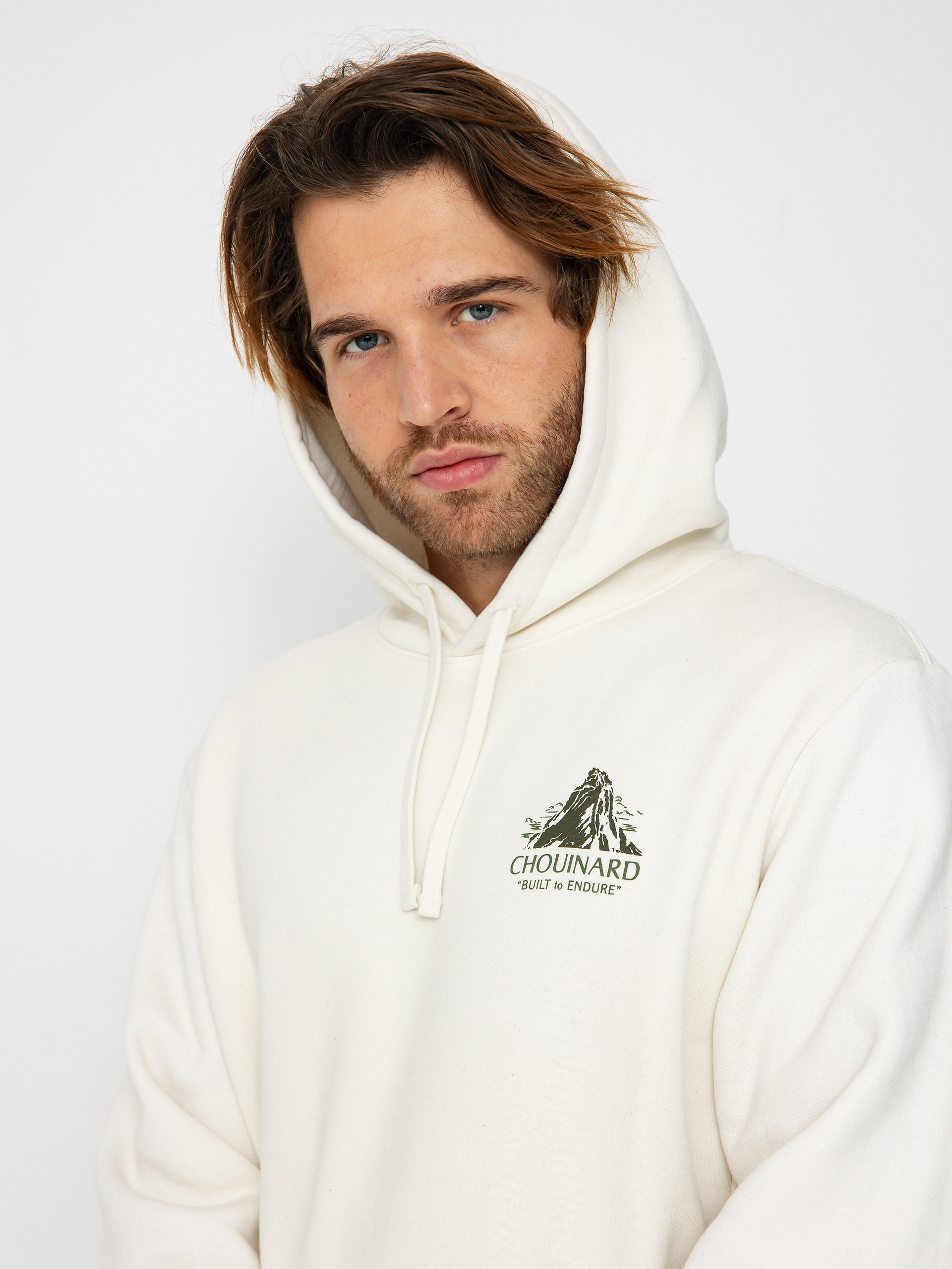 Суитшърт с качулка Patagonia Chouinard Crest Uprisal HD (birch white)