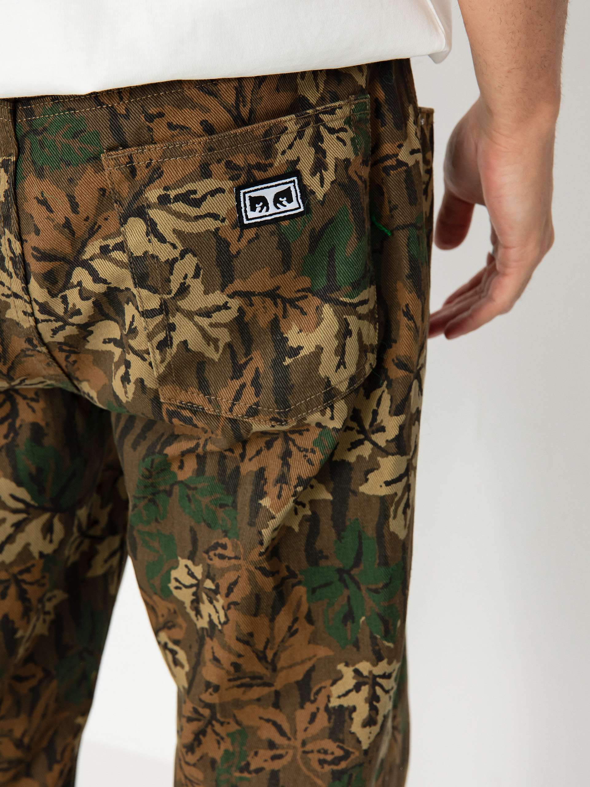 Панталони OBEY Hardwork Printed Denim (mulled basil multi)