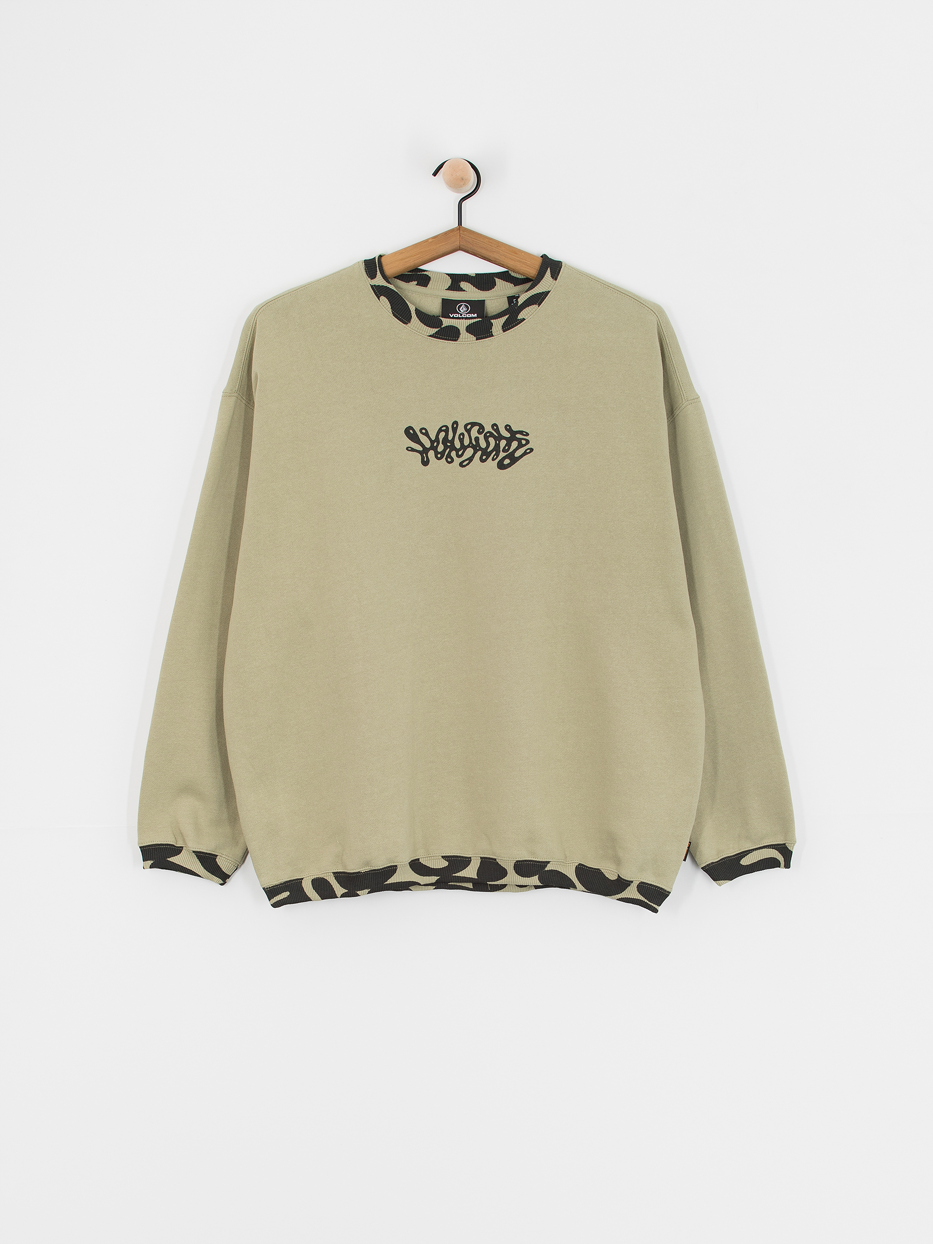 Суитшърт Volcom Fa Zephyr Crew (green tea)