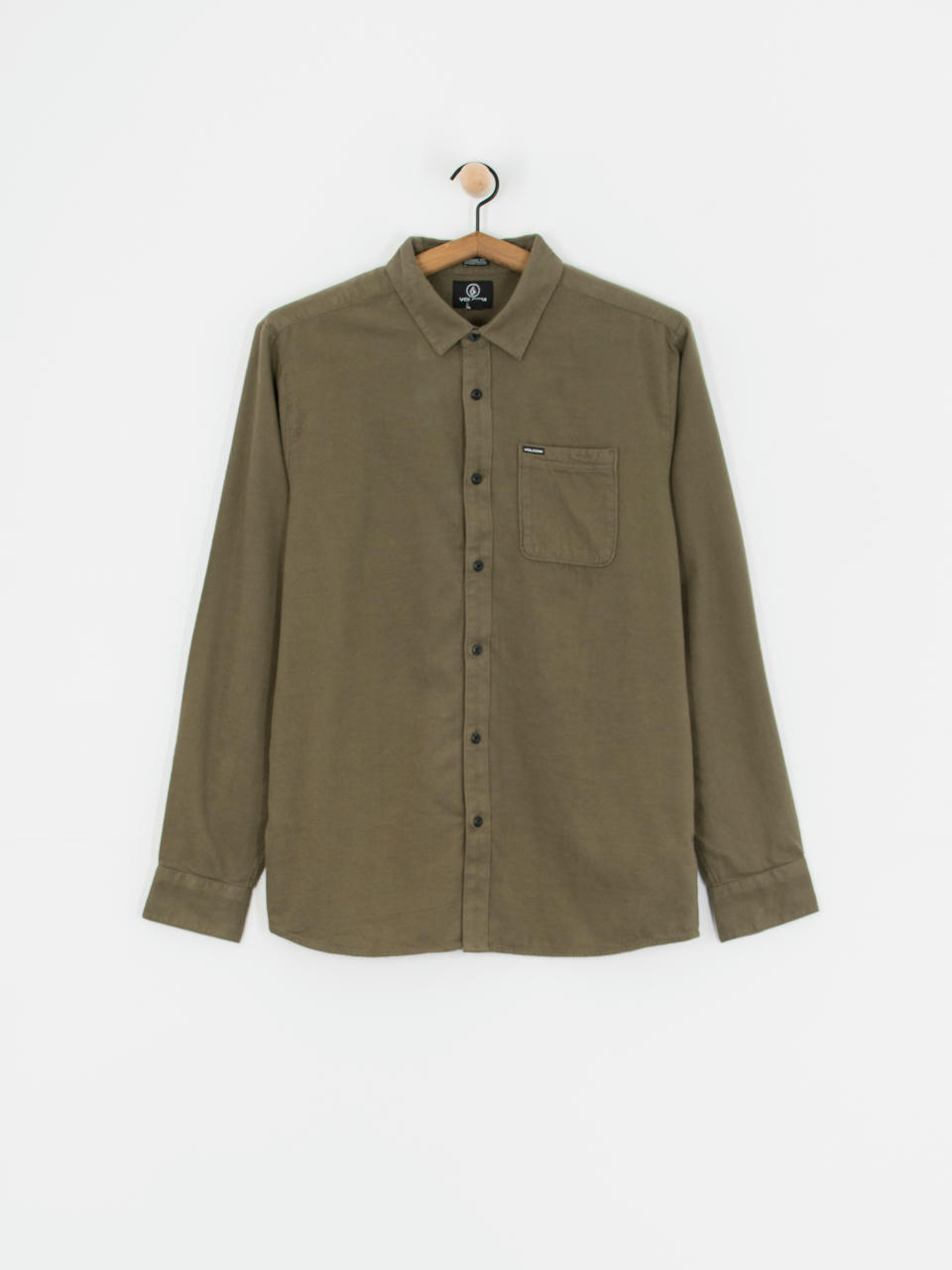 Риза Volcom Caden Solid Ls (wintermoss)