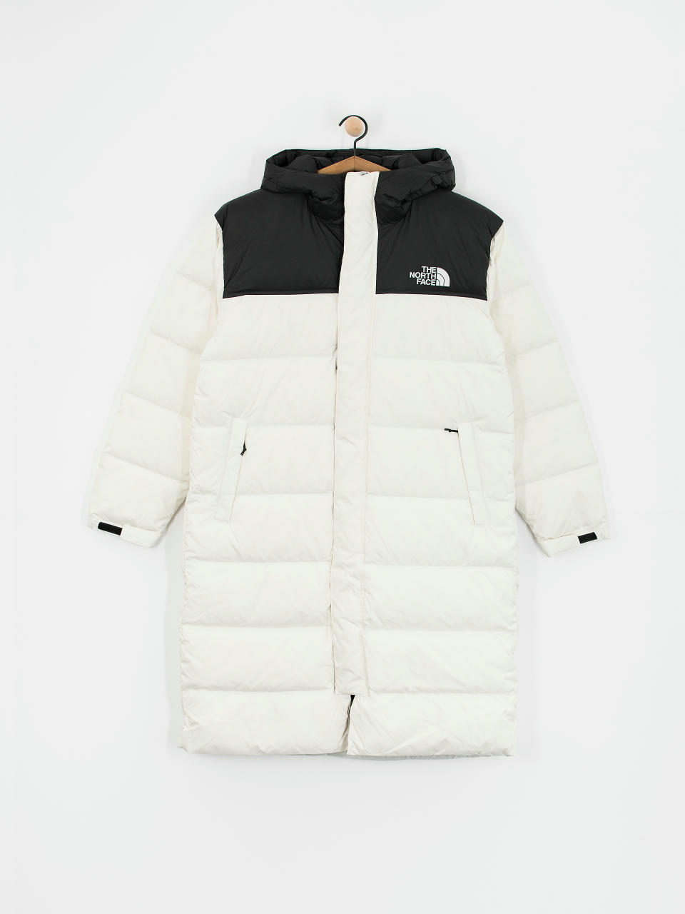 Яке The North Face Nuptse Parka (white dune/tnf black)