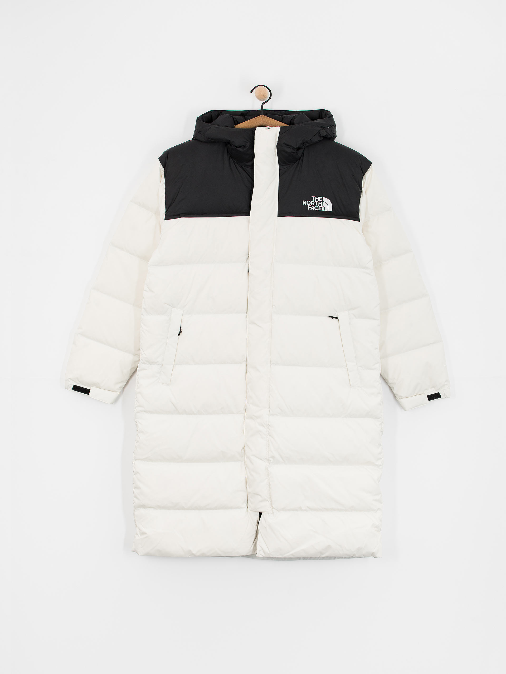 Яке The North Face Nuptse Parka (white dune/tnf black)
