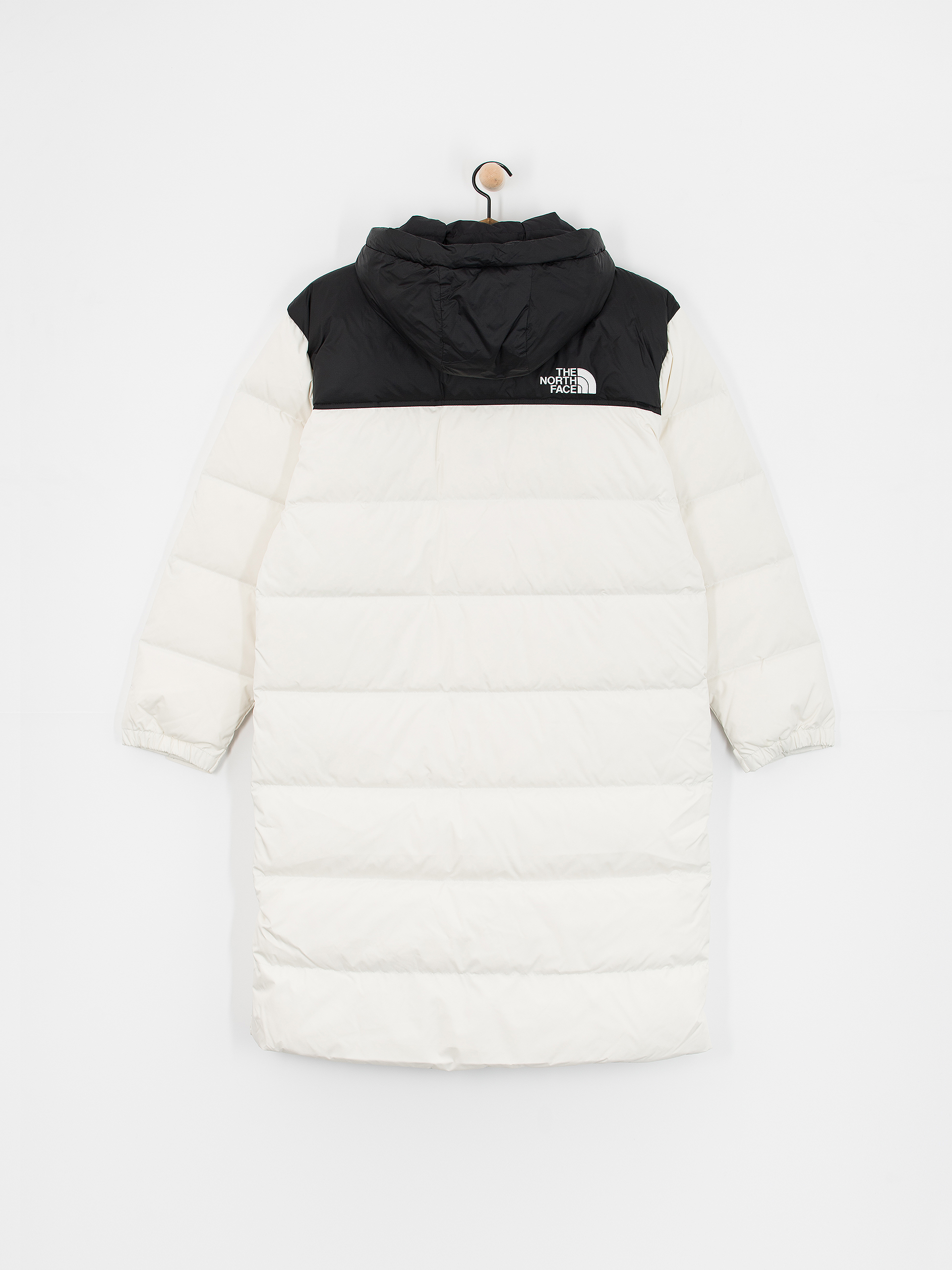 Яке The North Face Nuptse Parka (white dune/tnf black)