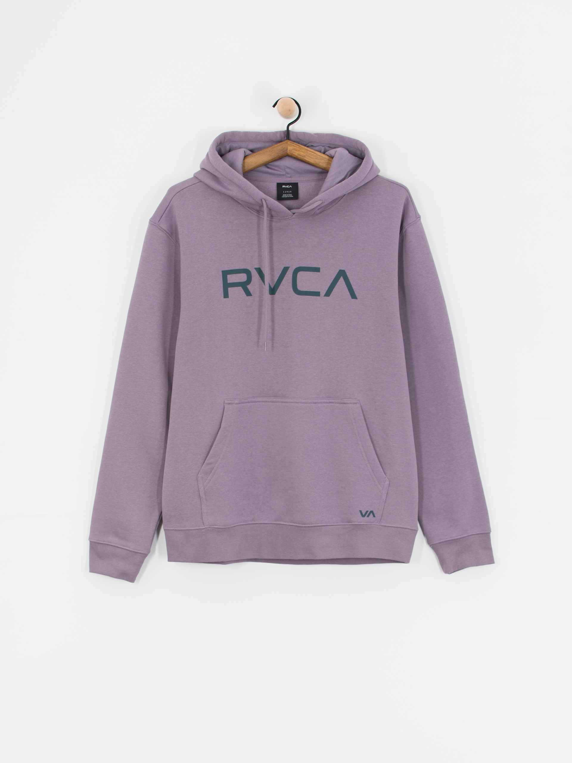 Суитшърт с качулка RVCA Big Rvca HD (gray ridge)