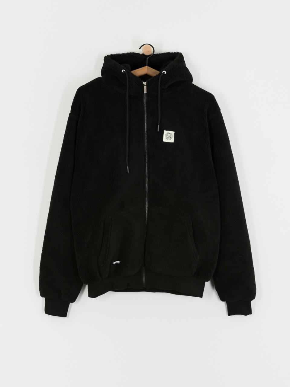 Яке MassDnm Patch Teddy Zip Hoody (black)