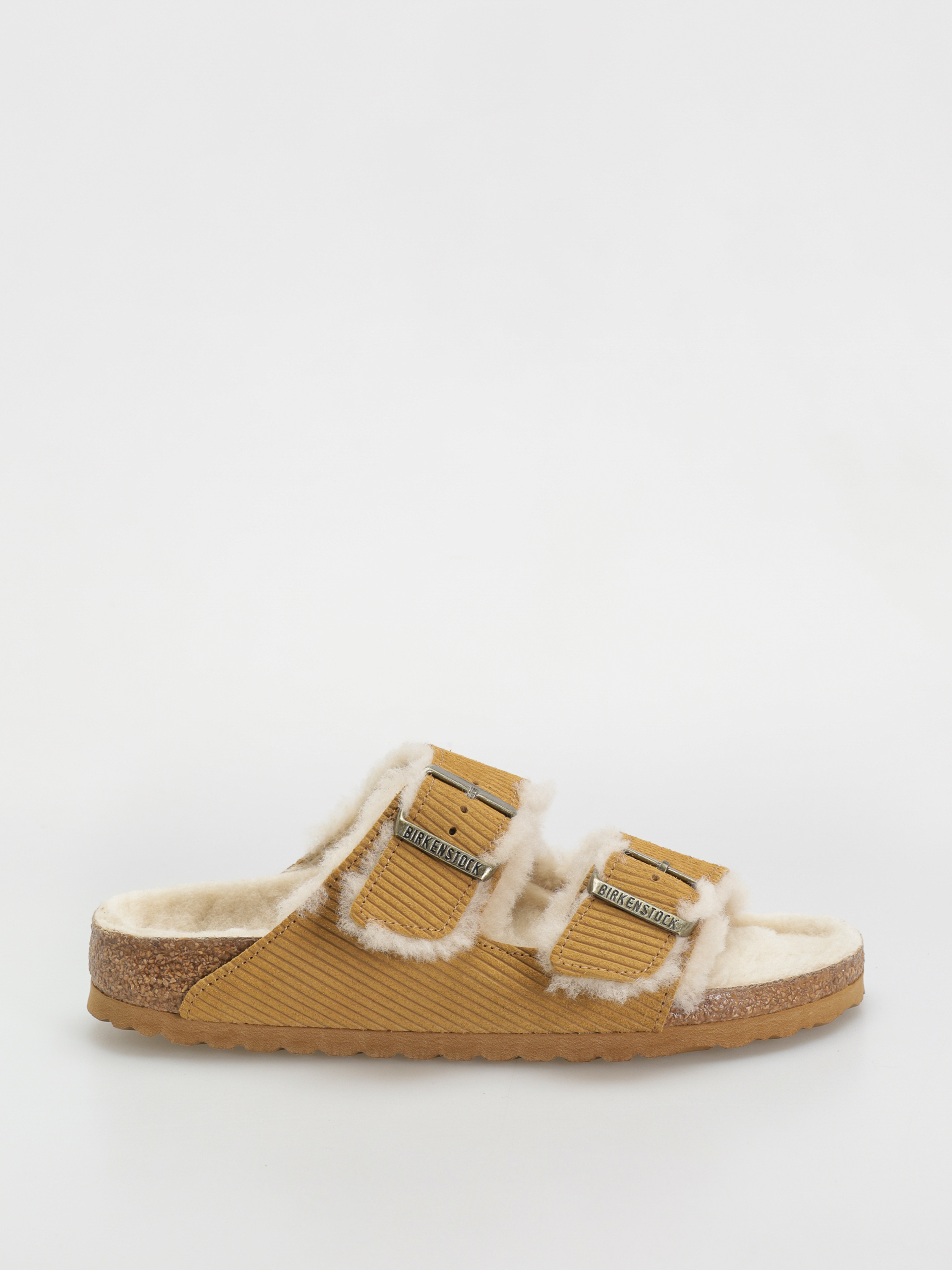 Чехли Birkenstock Arizona Fell Suede Leather Fur Narrow Wmn