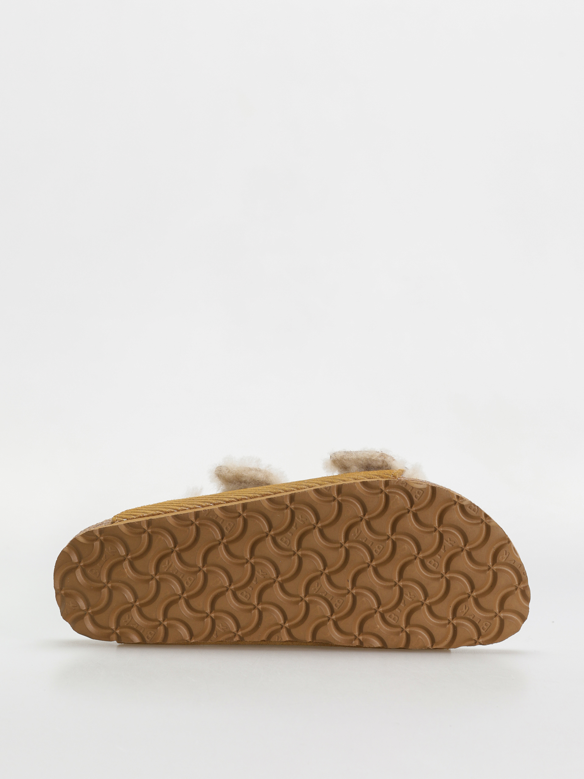 Чехли Birkenstock Arizona Fell Suede Leather Fur Narrow Wmn (corduroy cork brown)