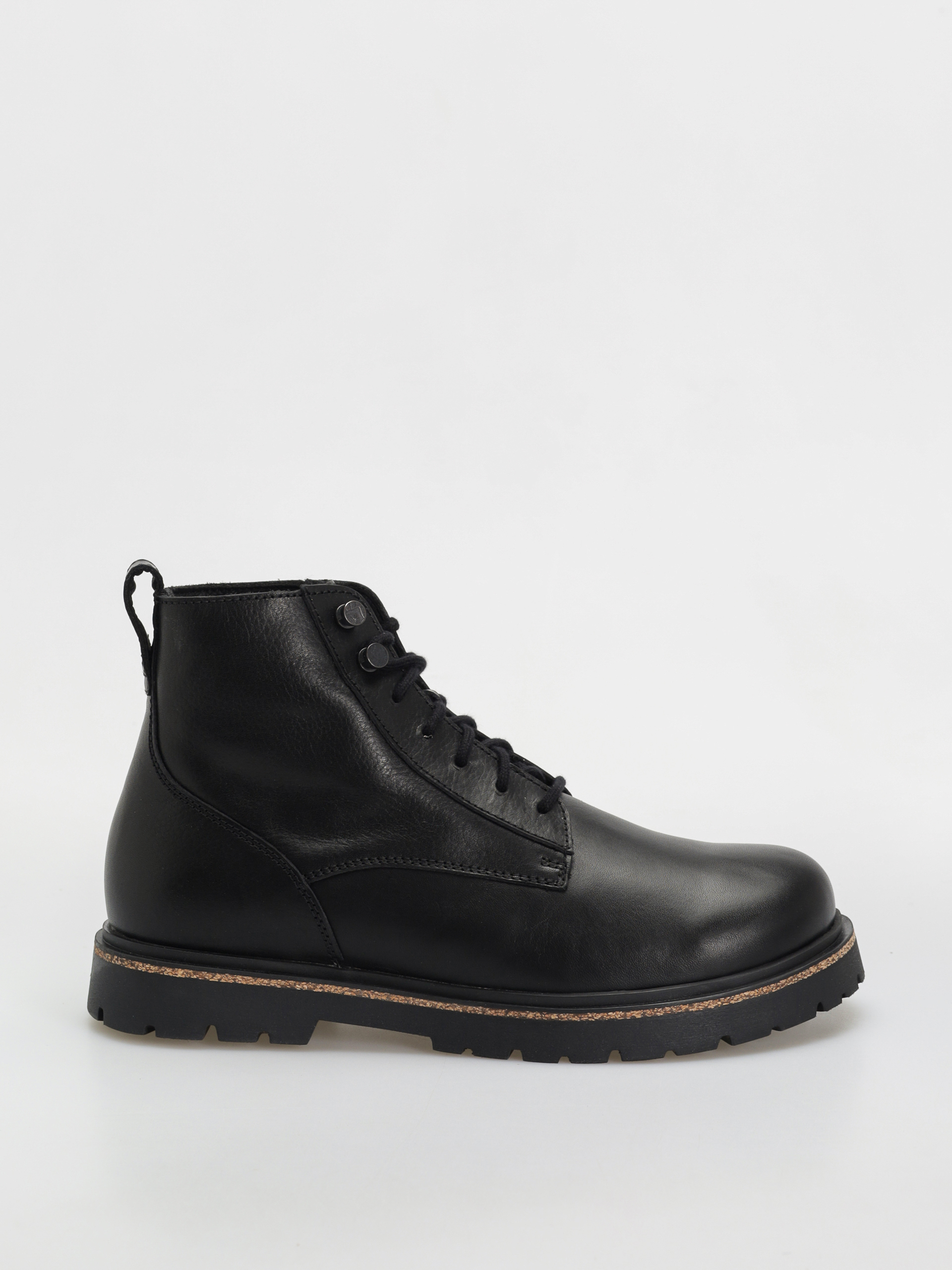 u041eu0431u0443u0432u043au0438 Birkenstock Highwood Lace Mid Natural Leather Regular (black)