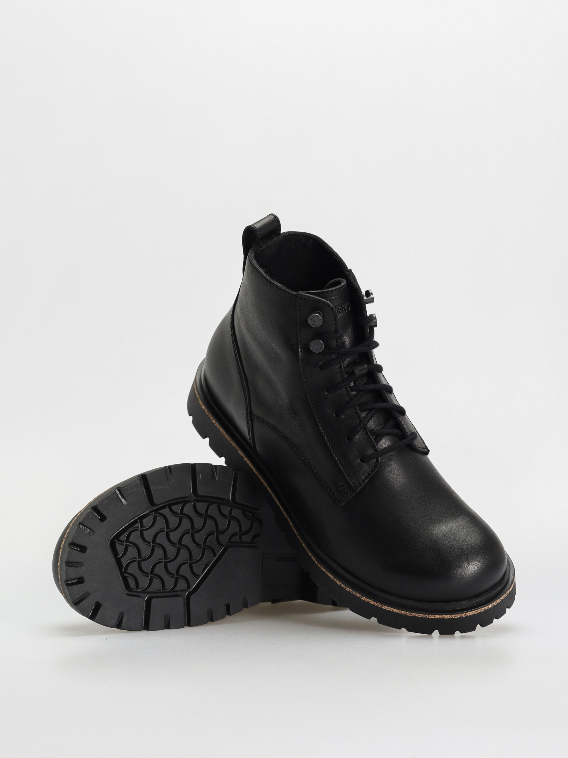 Обувки Birkenstock Highwood Lace Mid Natural Leather Regular (black)