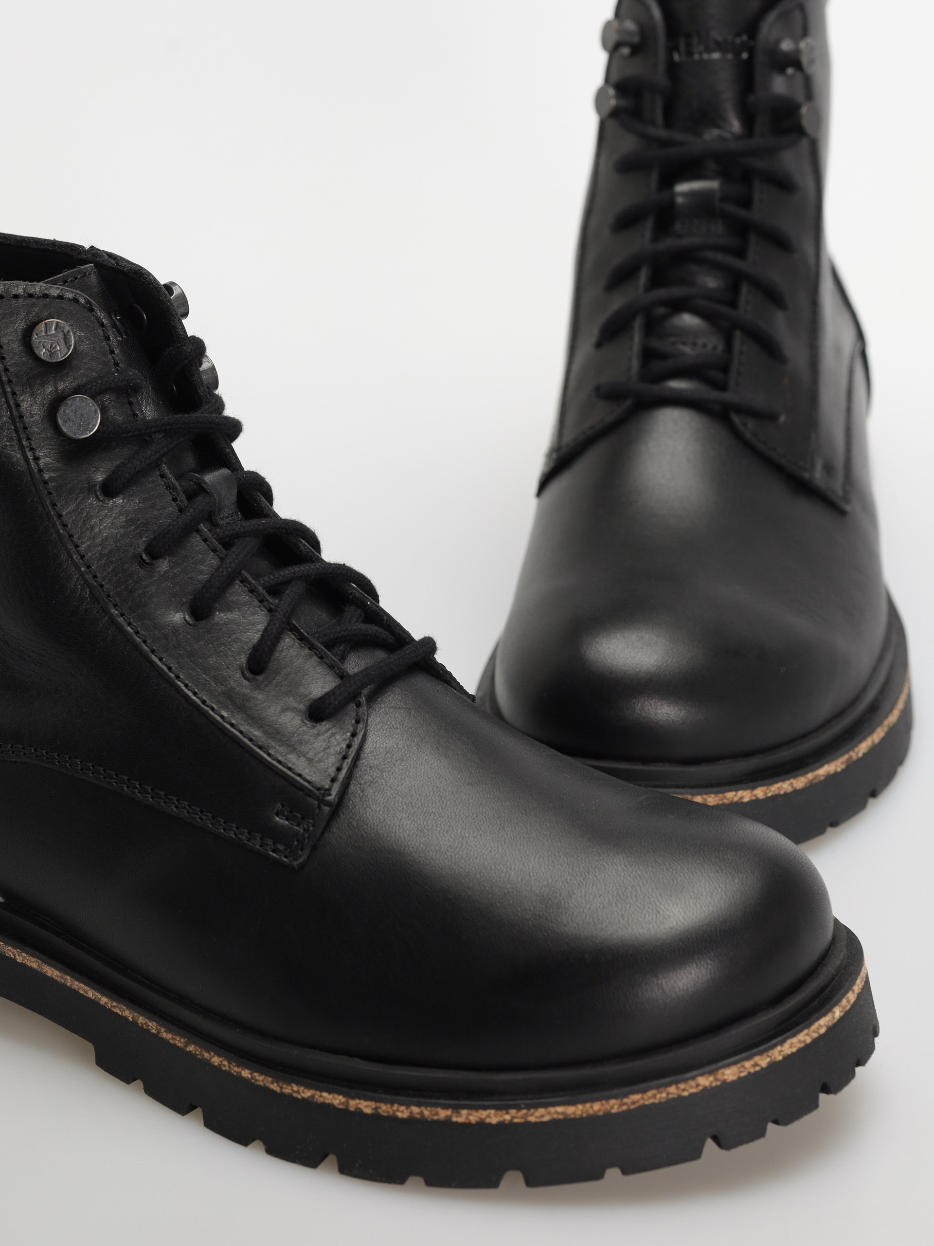 Обувки Birkenstock Highwood Lace Mid Natural Leather Regular (black)