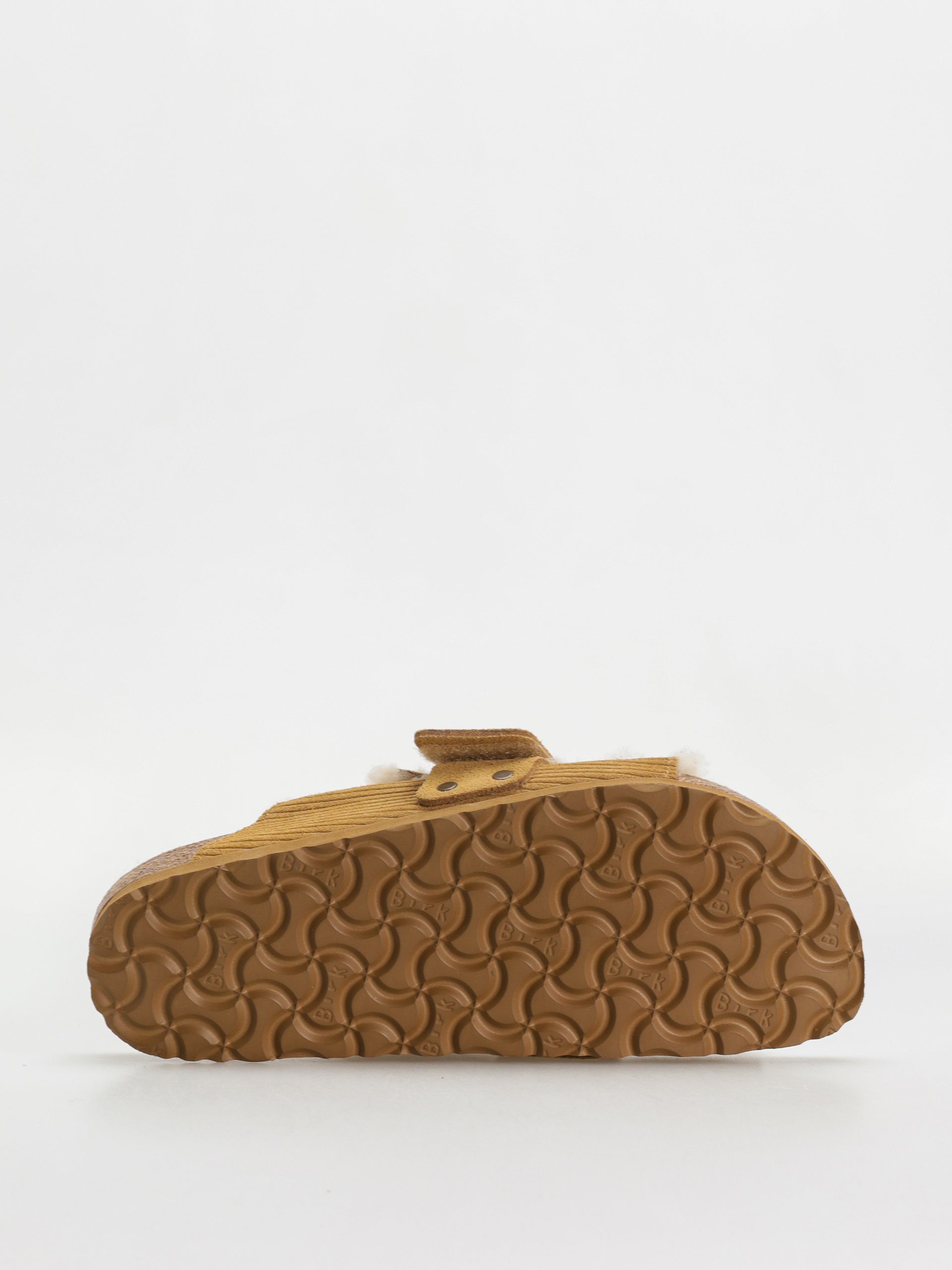 Чехли Birkenstock Kyoto Shearling Suede Leather Fur Narrow Wmn (corduroy cork brown)