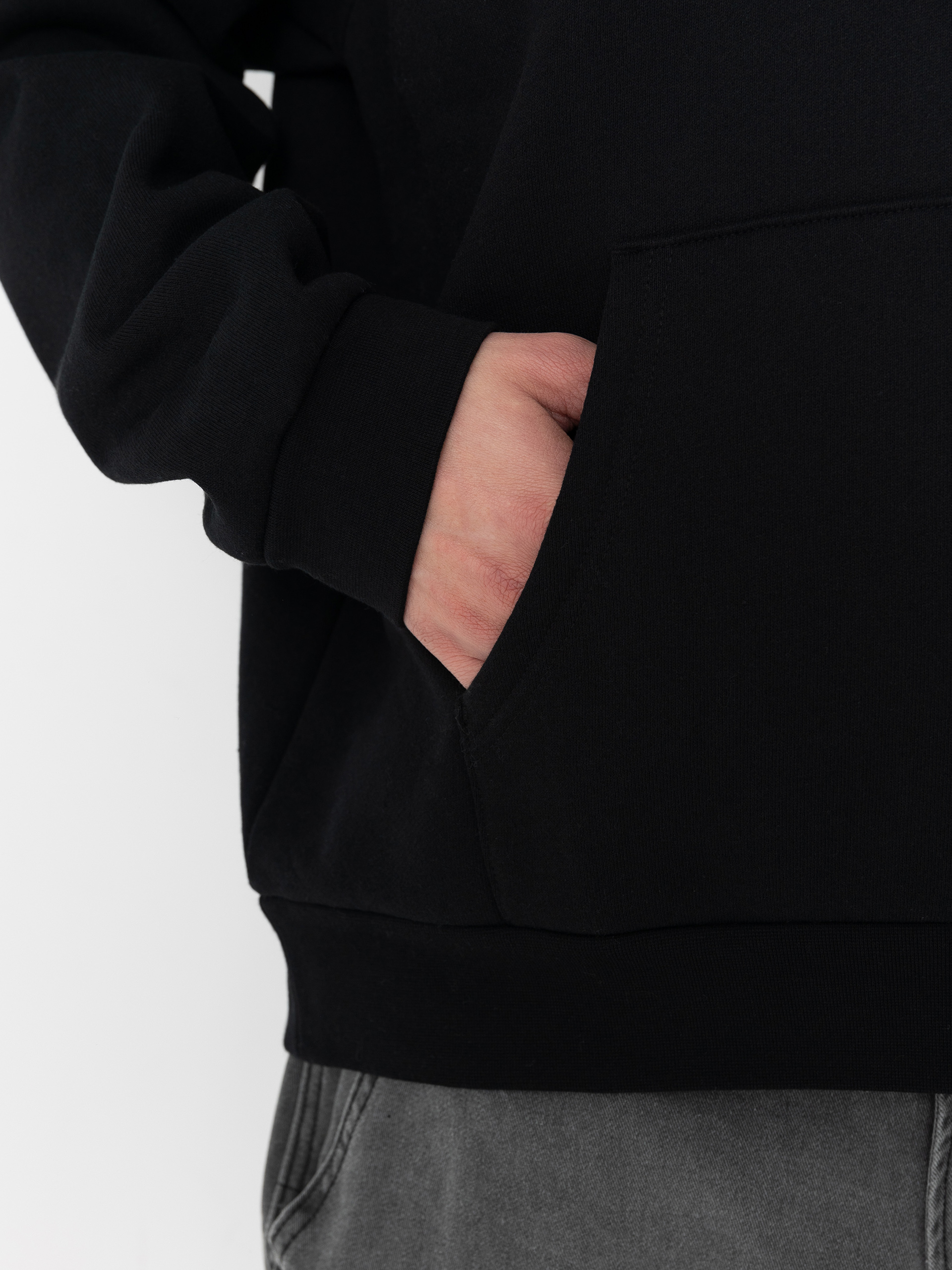 Суитшърт с качулка OBEY Icon Extra Heavy II HD (black)