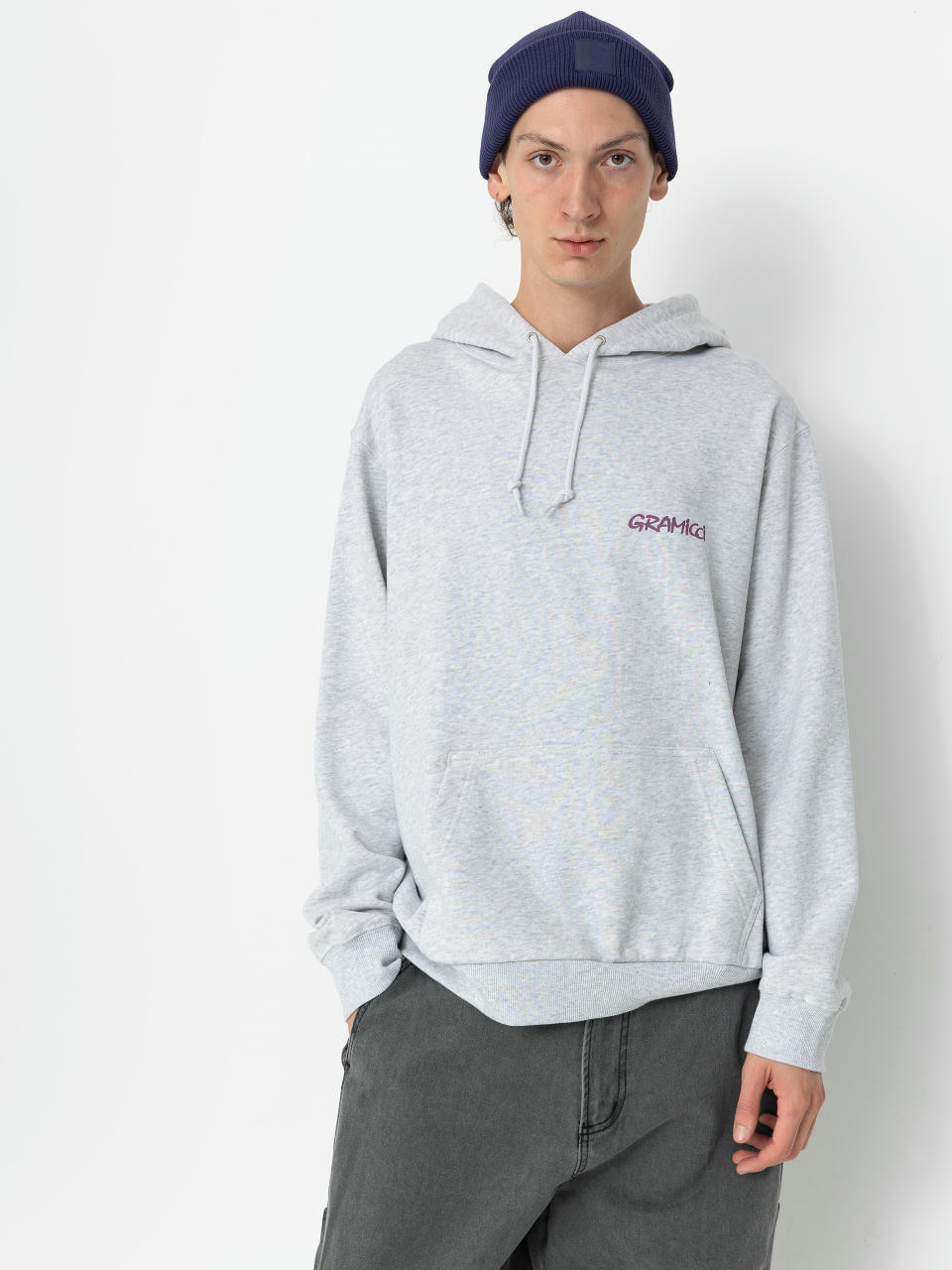 Суитшърт с качулка Gramicci Liberty HD (grey heather)