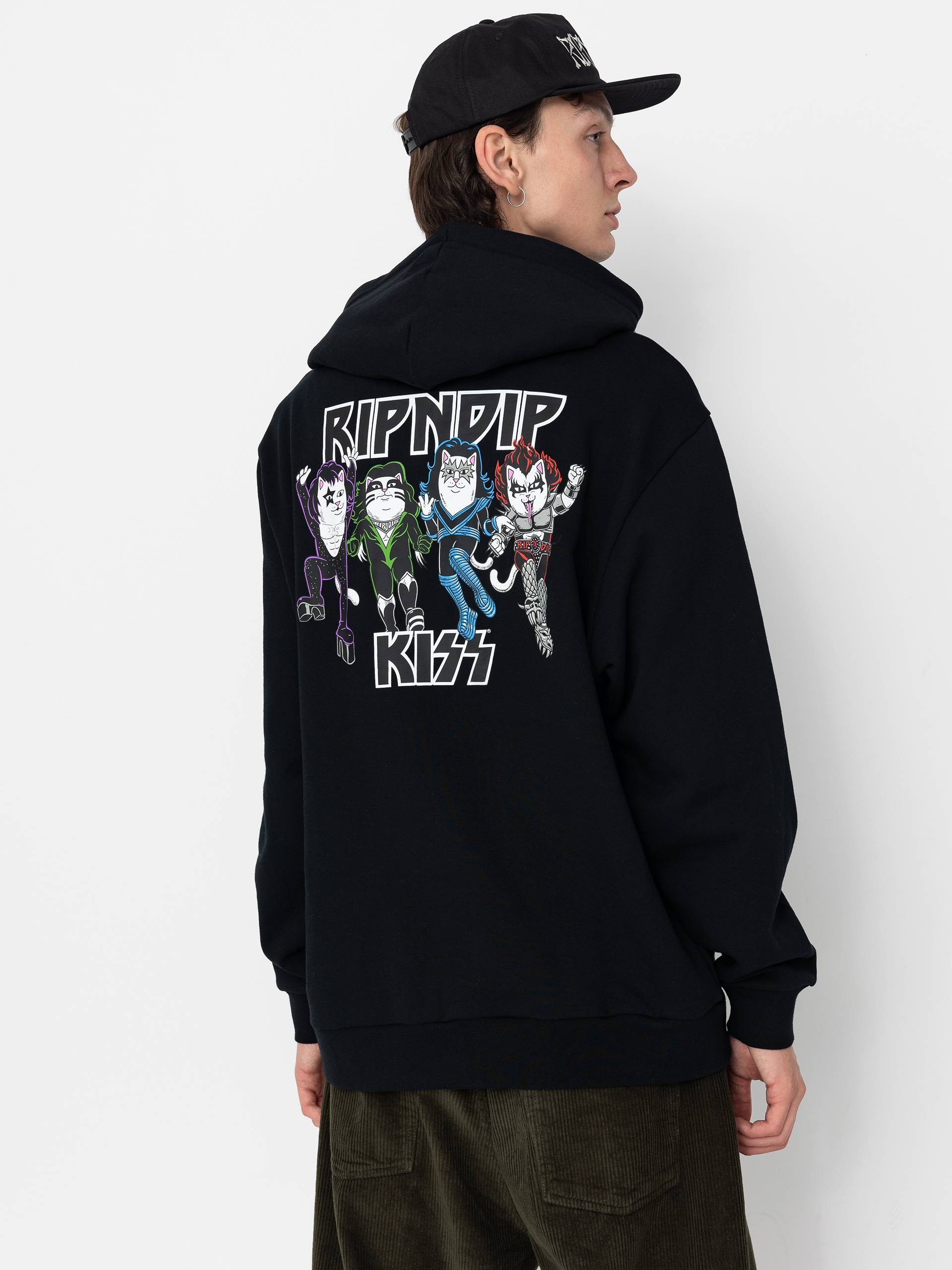 Суитшърт с качулка RipNDip Made For Lovin Ripndip HD (black)