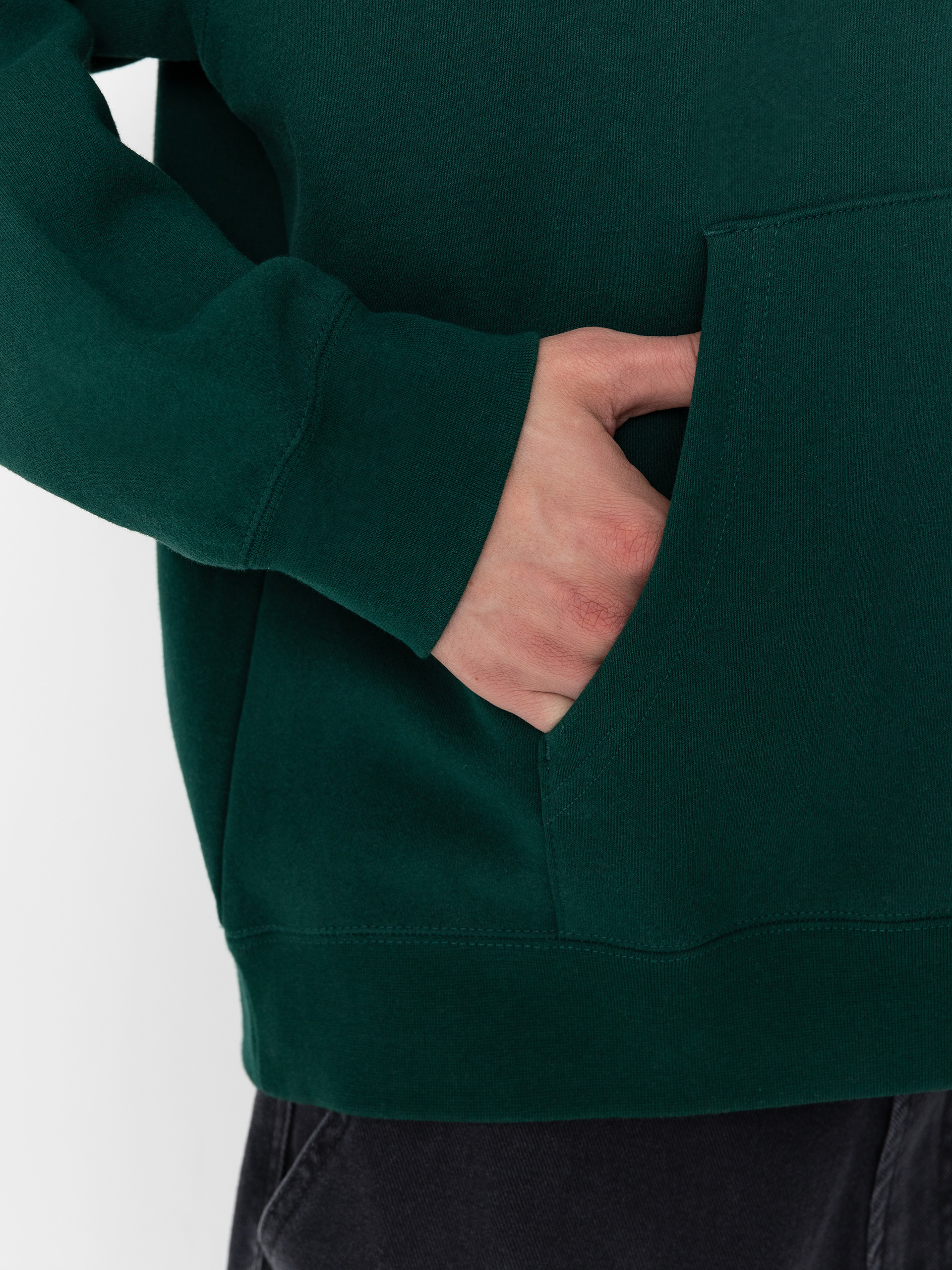 Суитшърт с качулка OBEY Quality Dissent HD (rain forest)