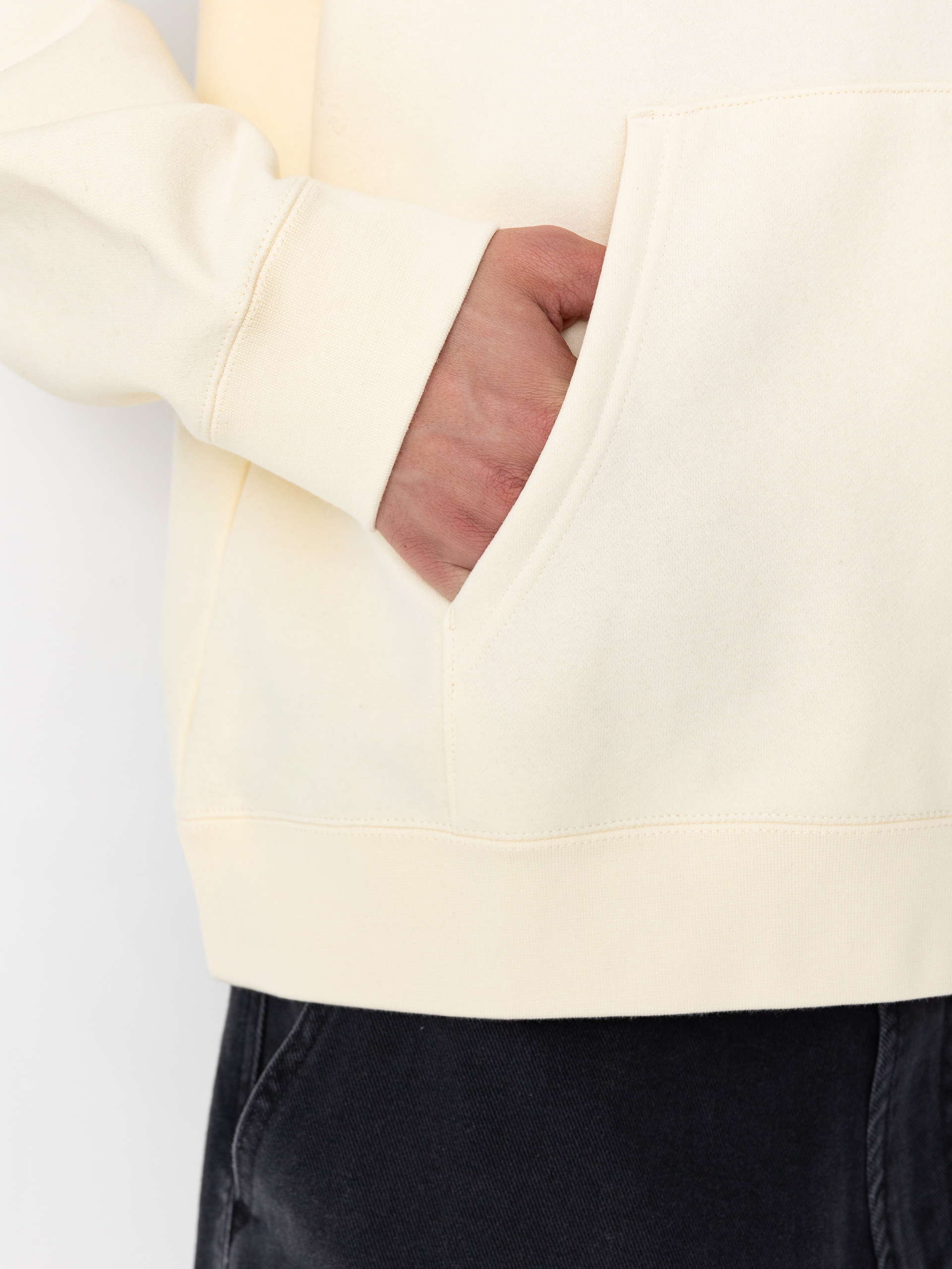 Суитшърт с качулка OBEY Bubble HD (unbleached)