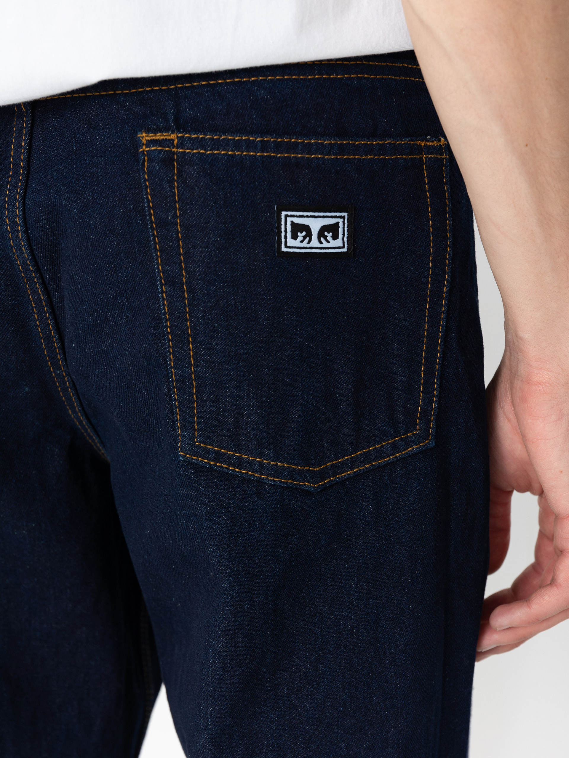 Панталони OBEY Hardwork Denim (rinse)