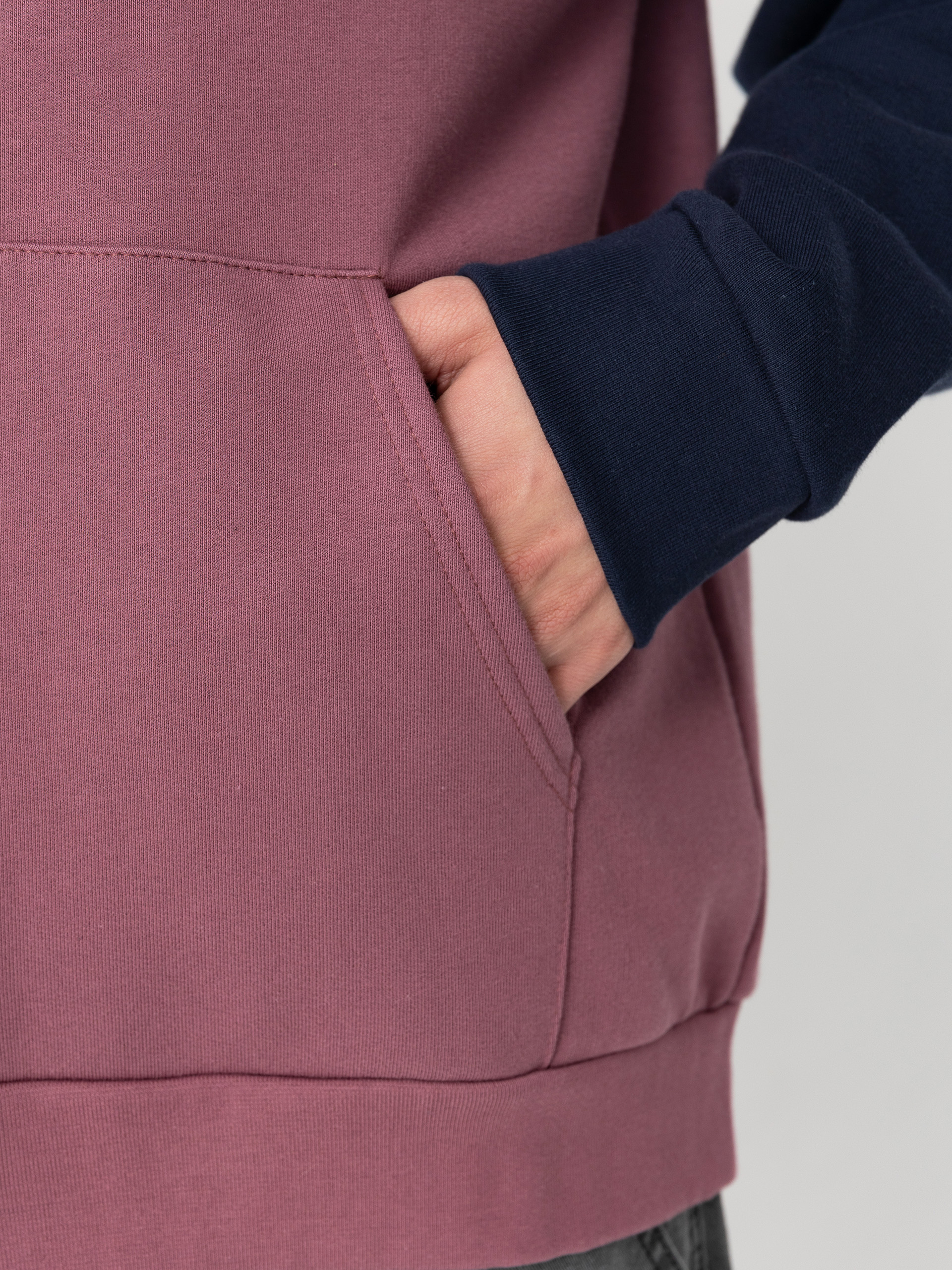 Суитшърт с качулка Iriedaily De College 2 ZHD (navy red)