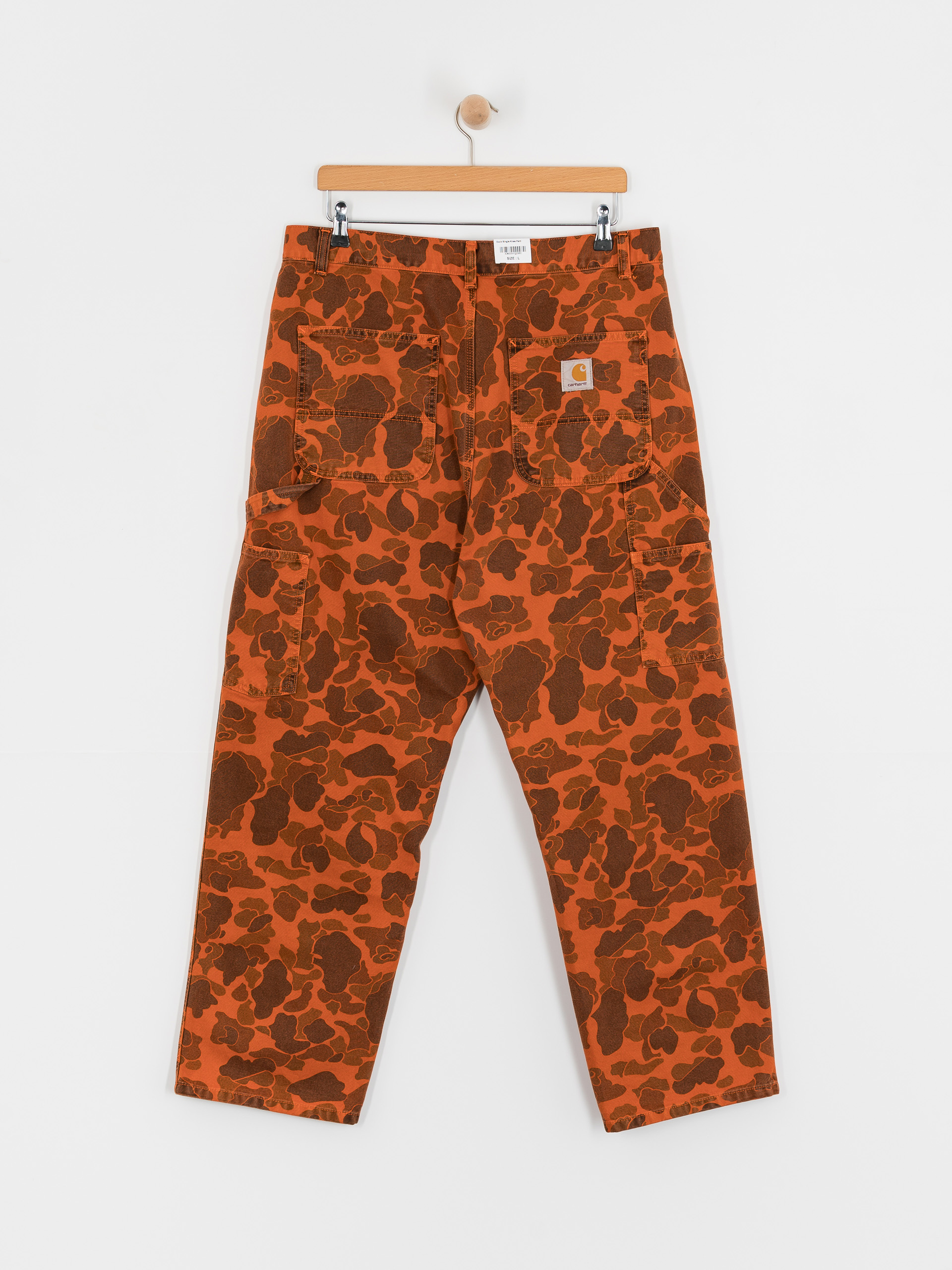 Панталони Carhartt WIP Duck Single Knee (camo duck/green/turmeric)