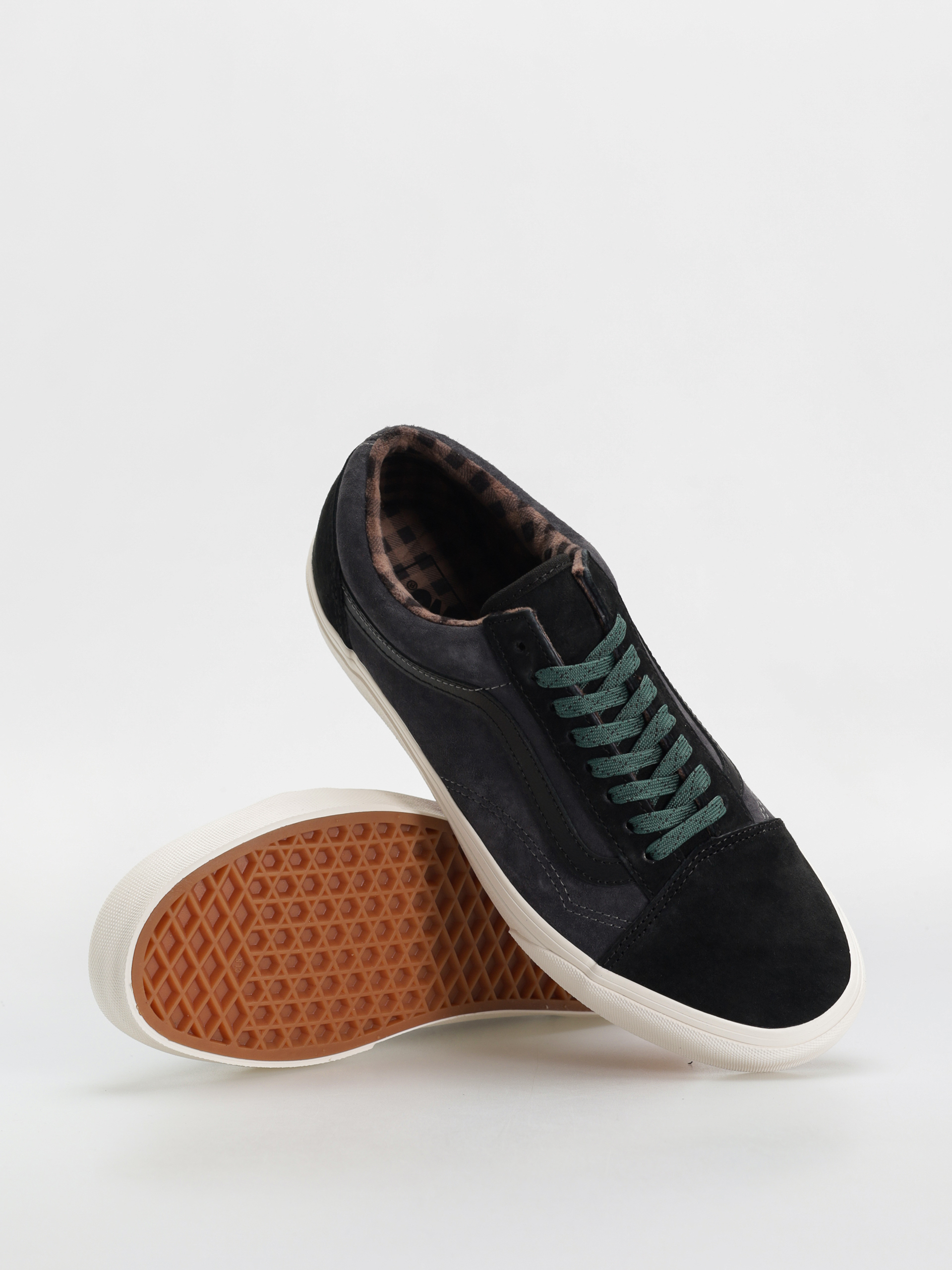 Обувки Vans Old Skool (pig suede plaid gray/black)