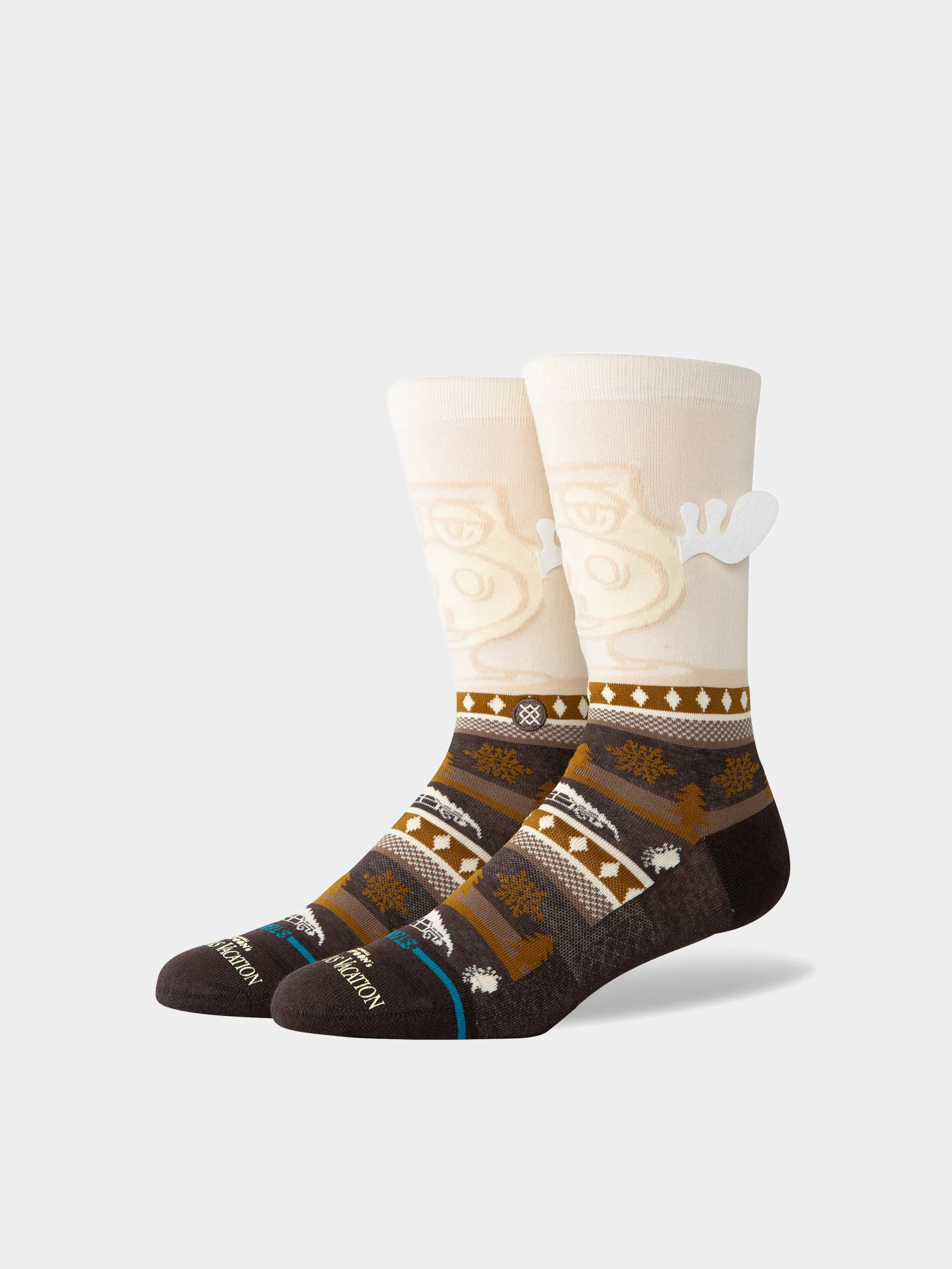 Чорапи Stance Have Some Eggnog Crew (dark brown)