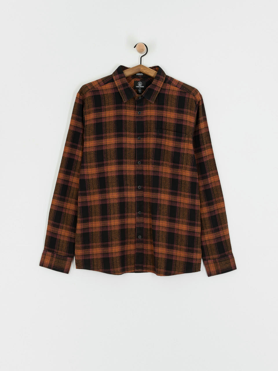 Риза Volcom Baystone Flannel Ls (black)