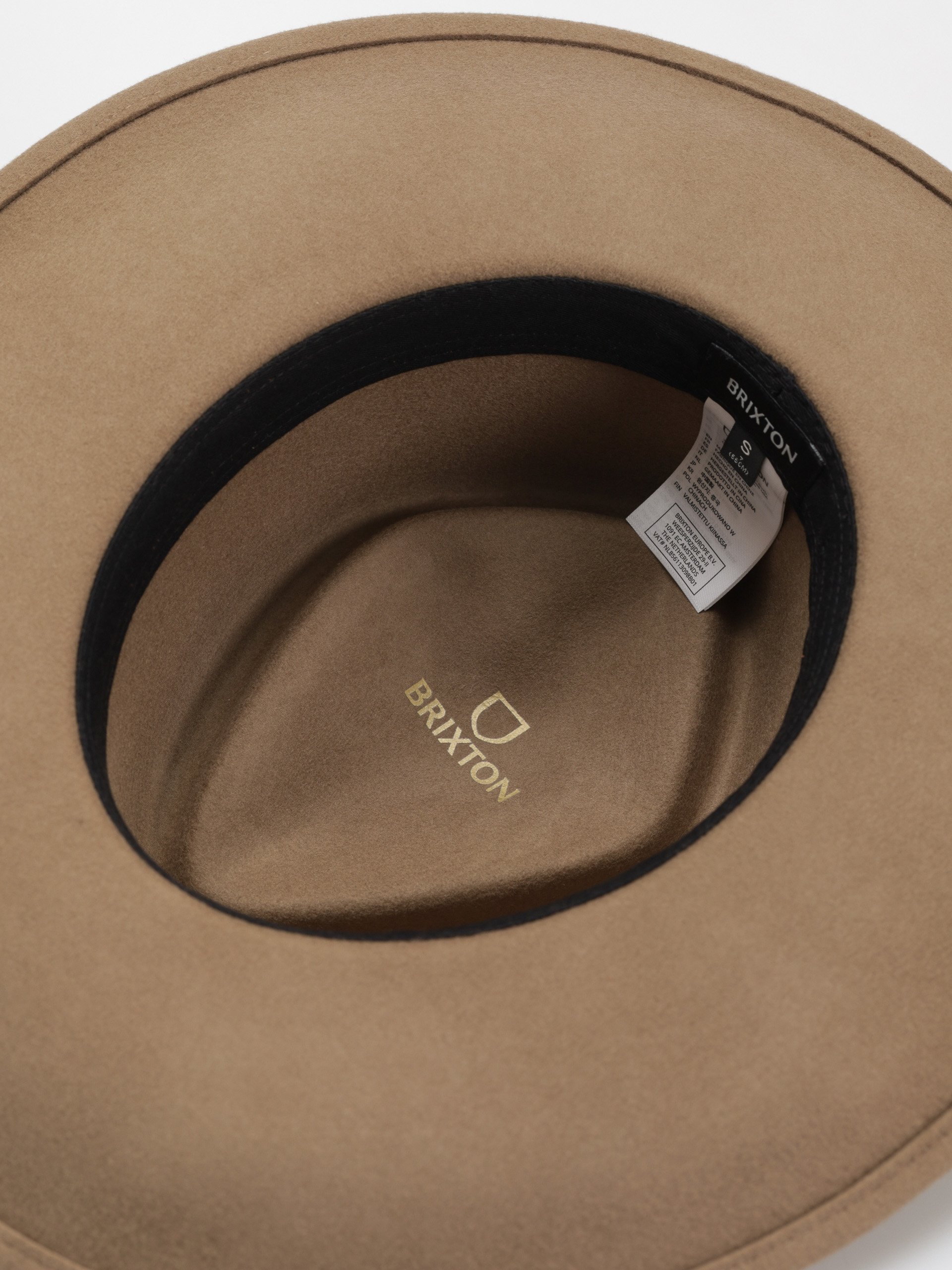 Шапка с периферия Brixton Brenton Convertabrim Fedora (tobacco brown)