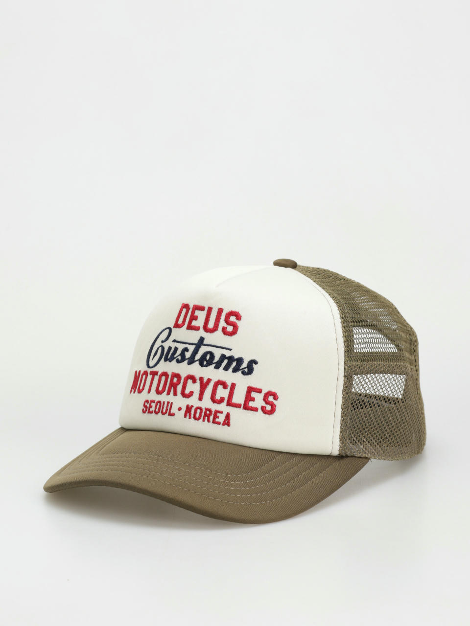 Шапка с козирка Deus Ex Machina Kamli Trucker (olive)