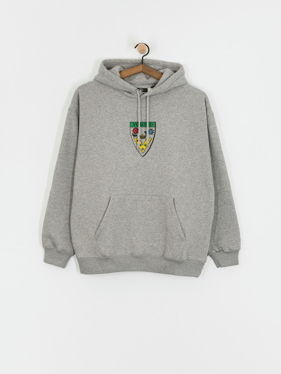 Суитшърт с качулка Volcom Fergadelic HD (heather grey)