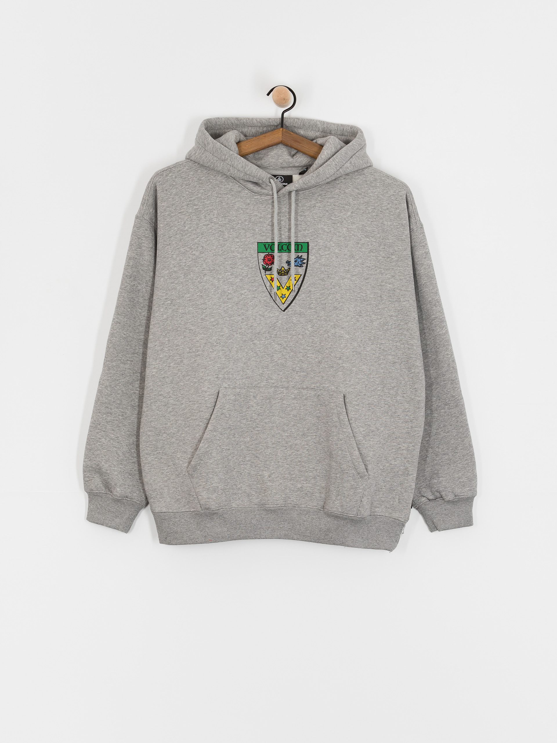 Суитшърт с качулка Volcom Fergadelic HD (heather grey)