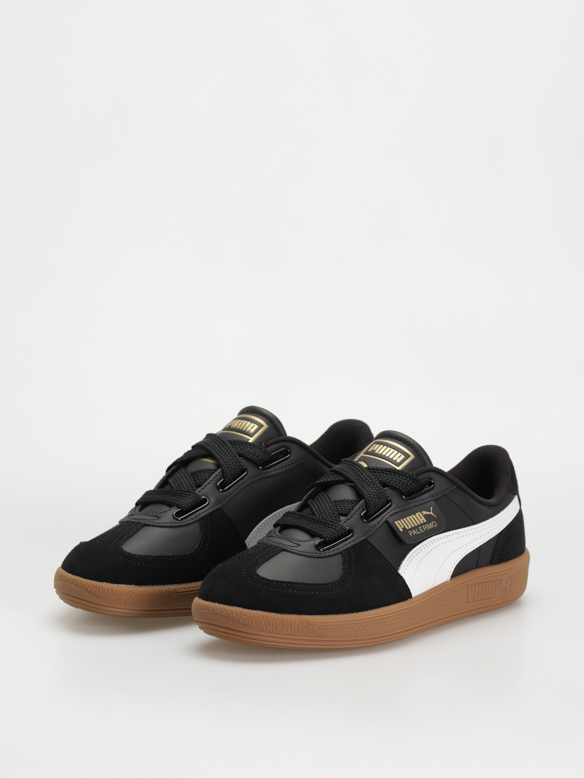 Обувки Puma Palermo Wide Lace SD (puma black puma white)
