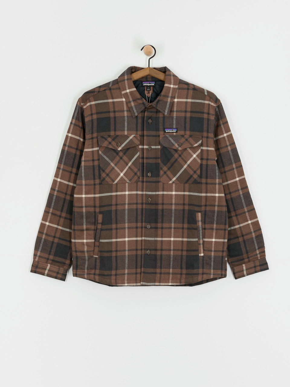 Риза Patagonia LW Insulated Fjord Flannel (outdoor molasses brown)