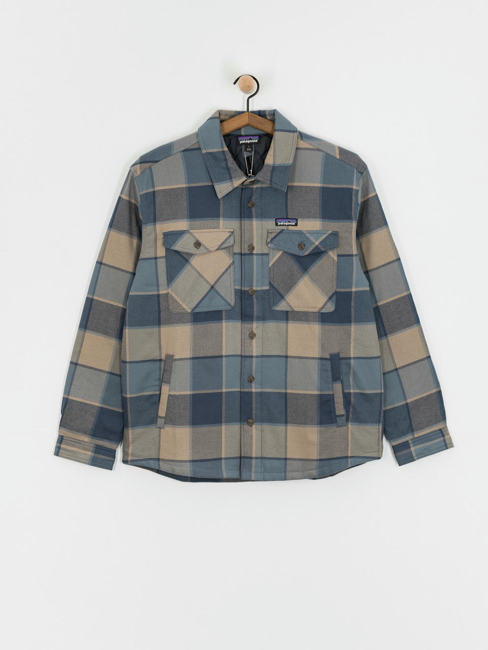 Риза Patagonia LW Insulated Fjord Flannel (william smolder blue)