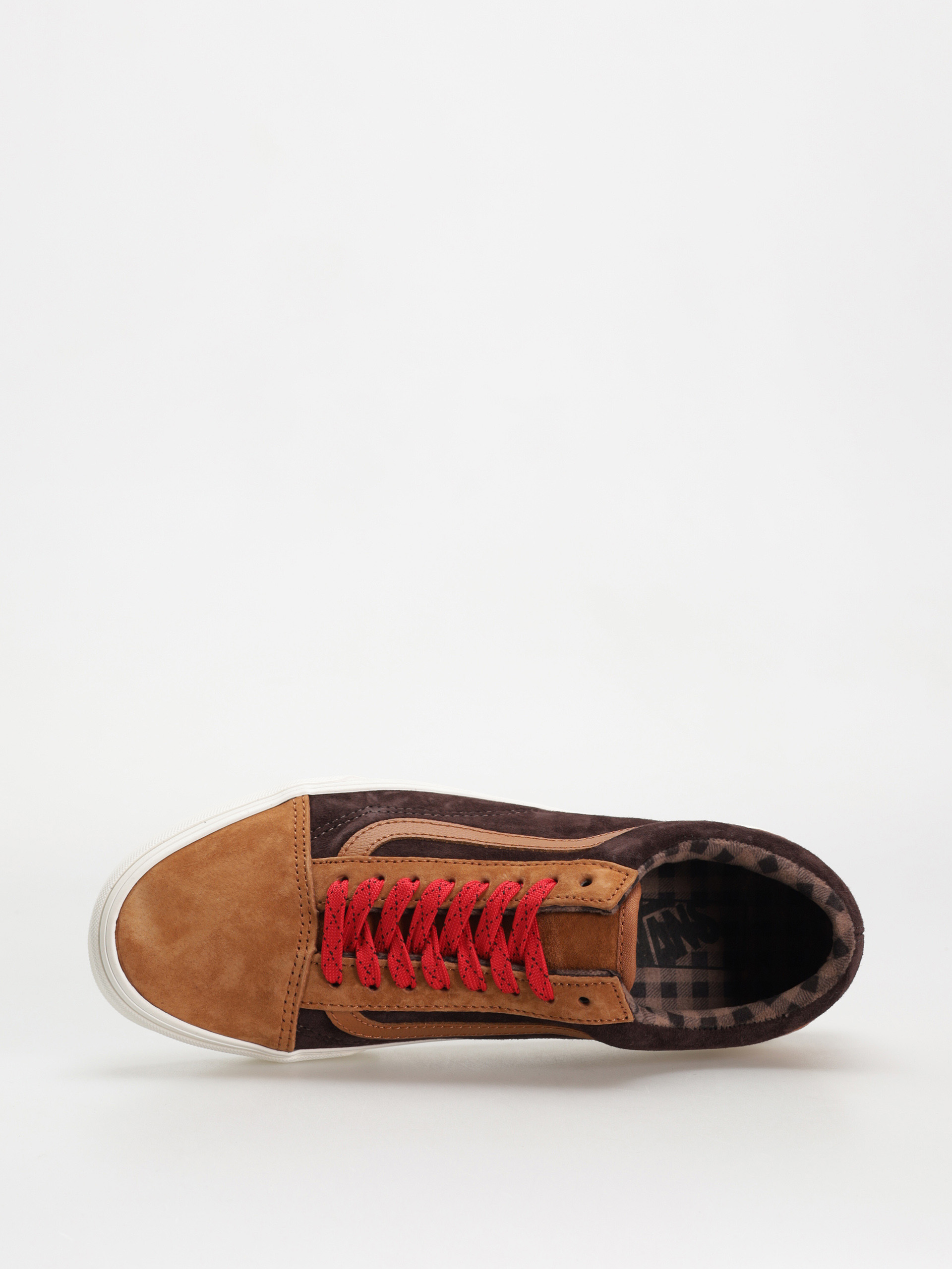 Обувки Vans Old Skool (pig suede plaid glazed ginger)