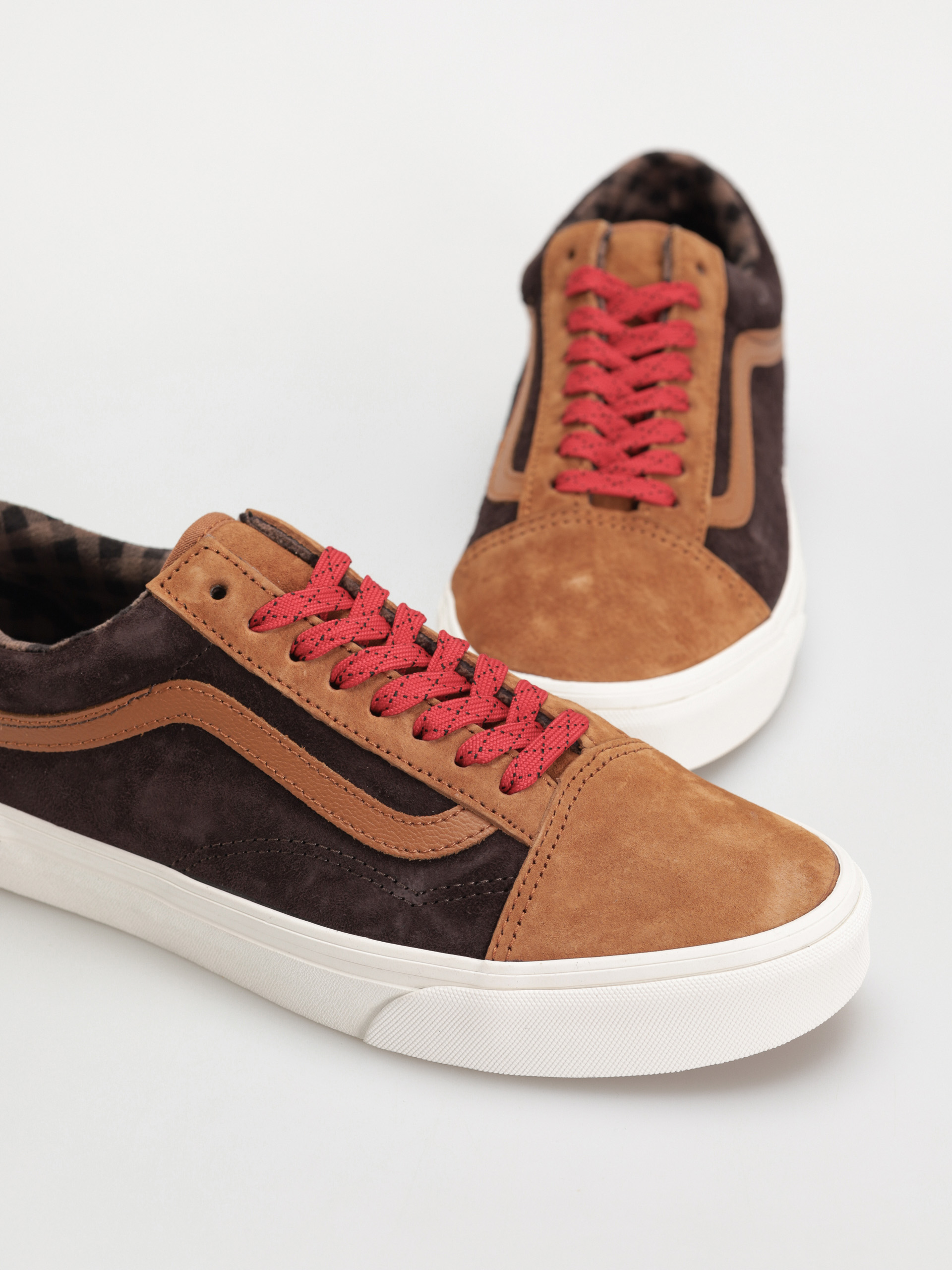 Обувки Vans Old Skool (pig suede plaid glazed ginger)
