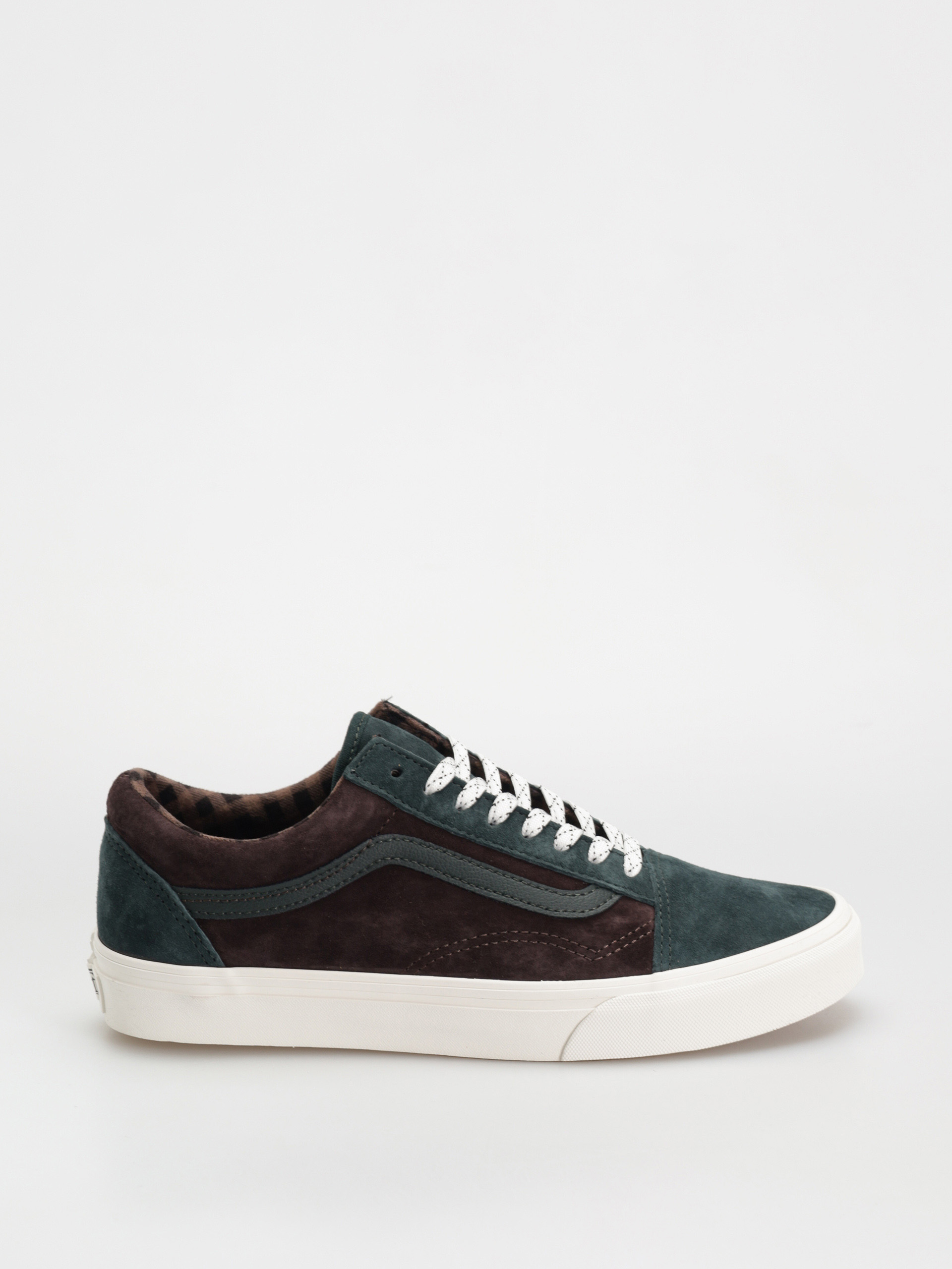 Обувки Vans Old Skool (pig suede plaid scarab)